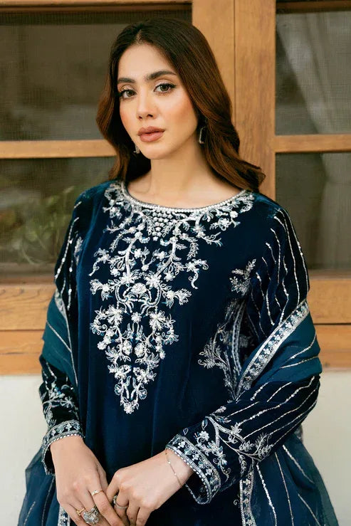Declare | Velvet Collection 24 |  V1012 - Aqsa Fabrics