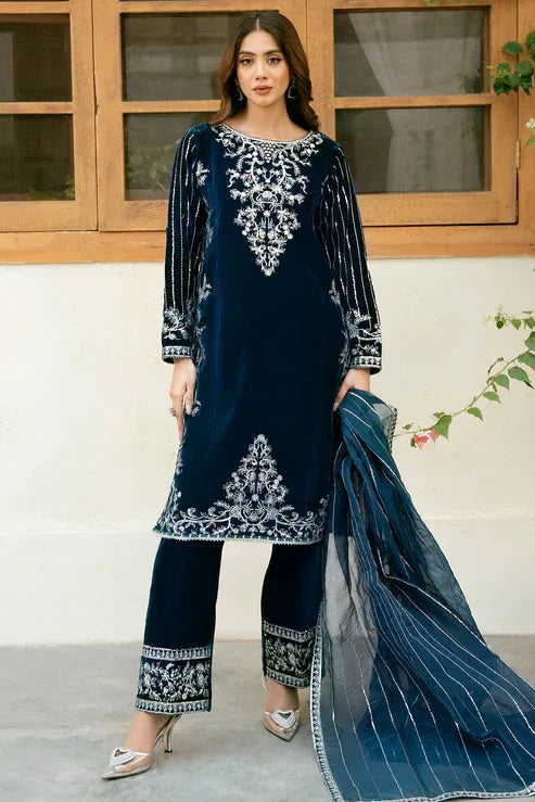 Declare | Velvet Collection 24 |  V1012 - Aqsa Fabrics