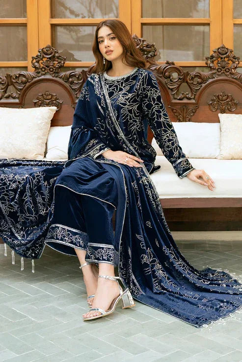 Declare | Velvet Collection 24 |  V1014 - Aqsa Fabrics