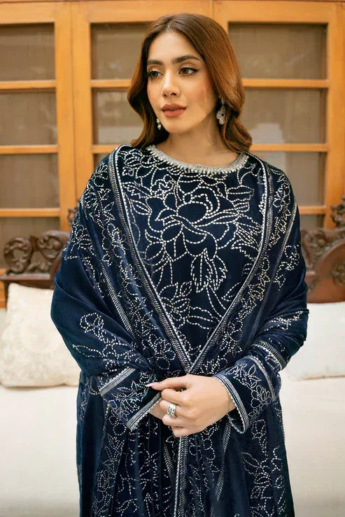 Declare | Velvet Collection 24 |  V1014 - Aqsa Fabrics