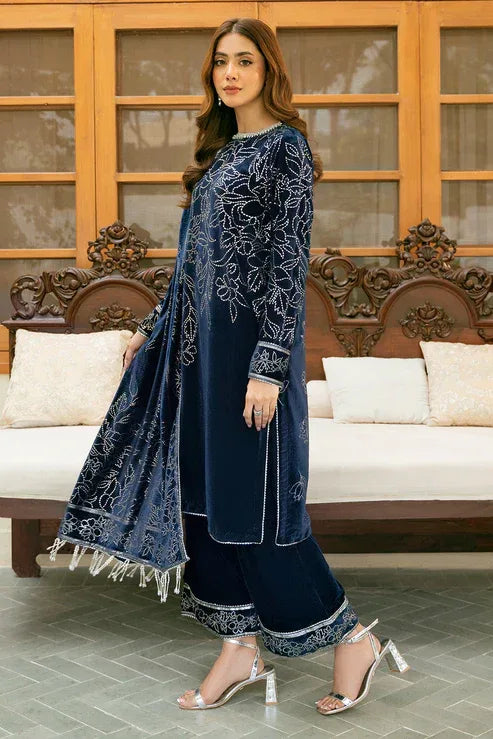Declare | Velvet Collection 24 |  V1014 - Aqsa Fabrics