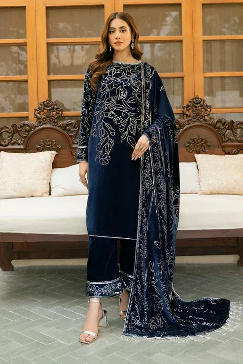 Declare | Velvet Collection 24 |  V1014 - Aqsa Fabrics