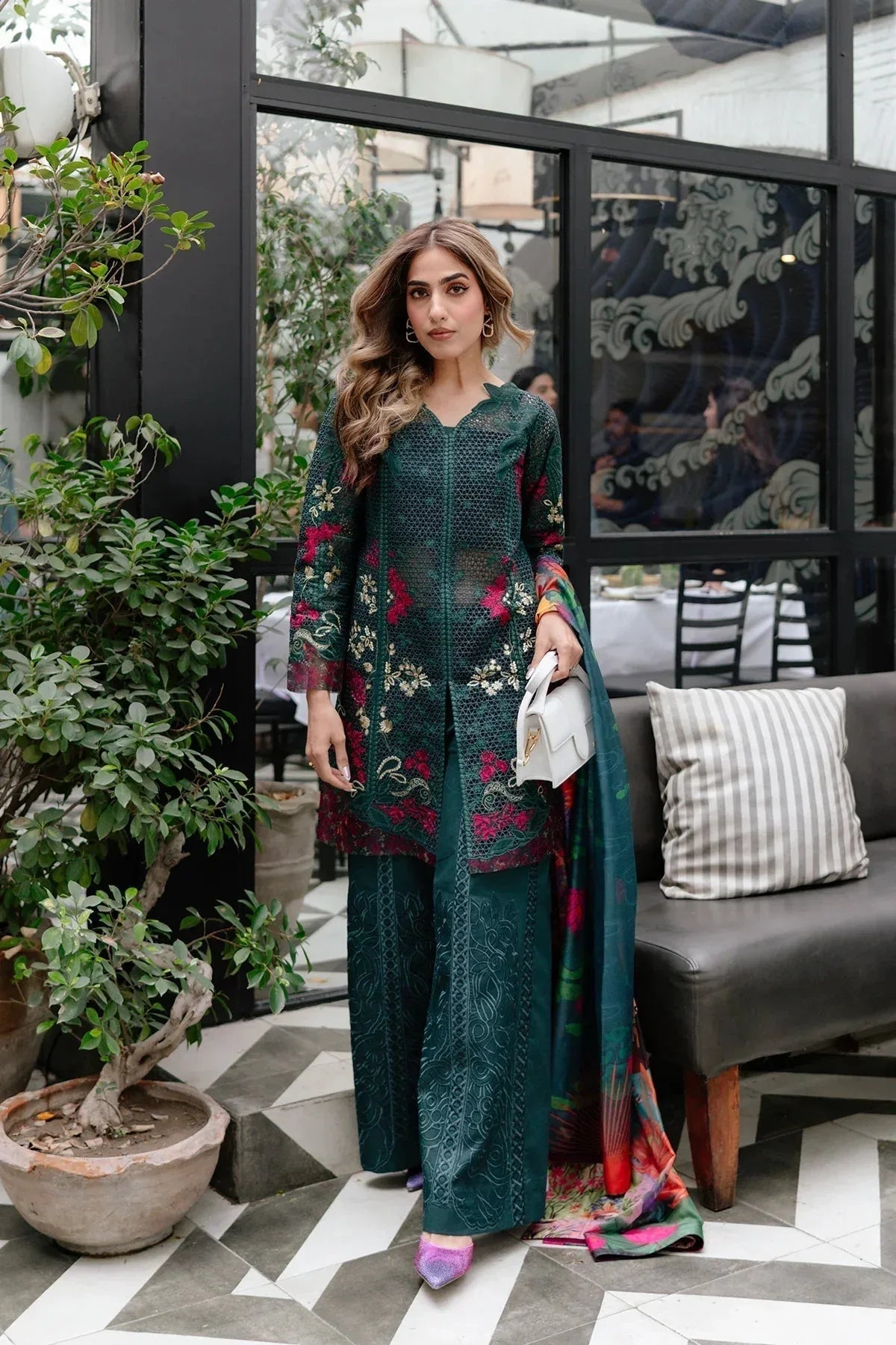 Afrozeh | Luxury Embroidered & Printed Lawn | Vermora - Aqsa Fabrics