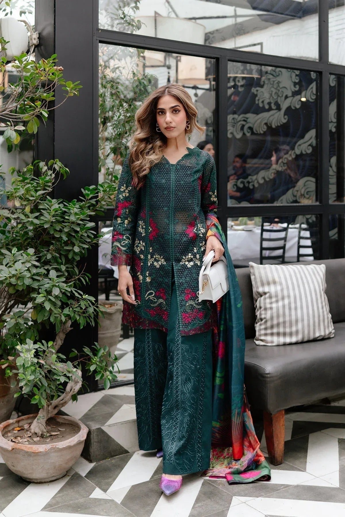 Afrozeh | Lawn 25 | Vermora - Aqsa Fabrics