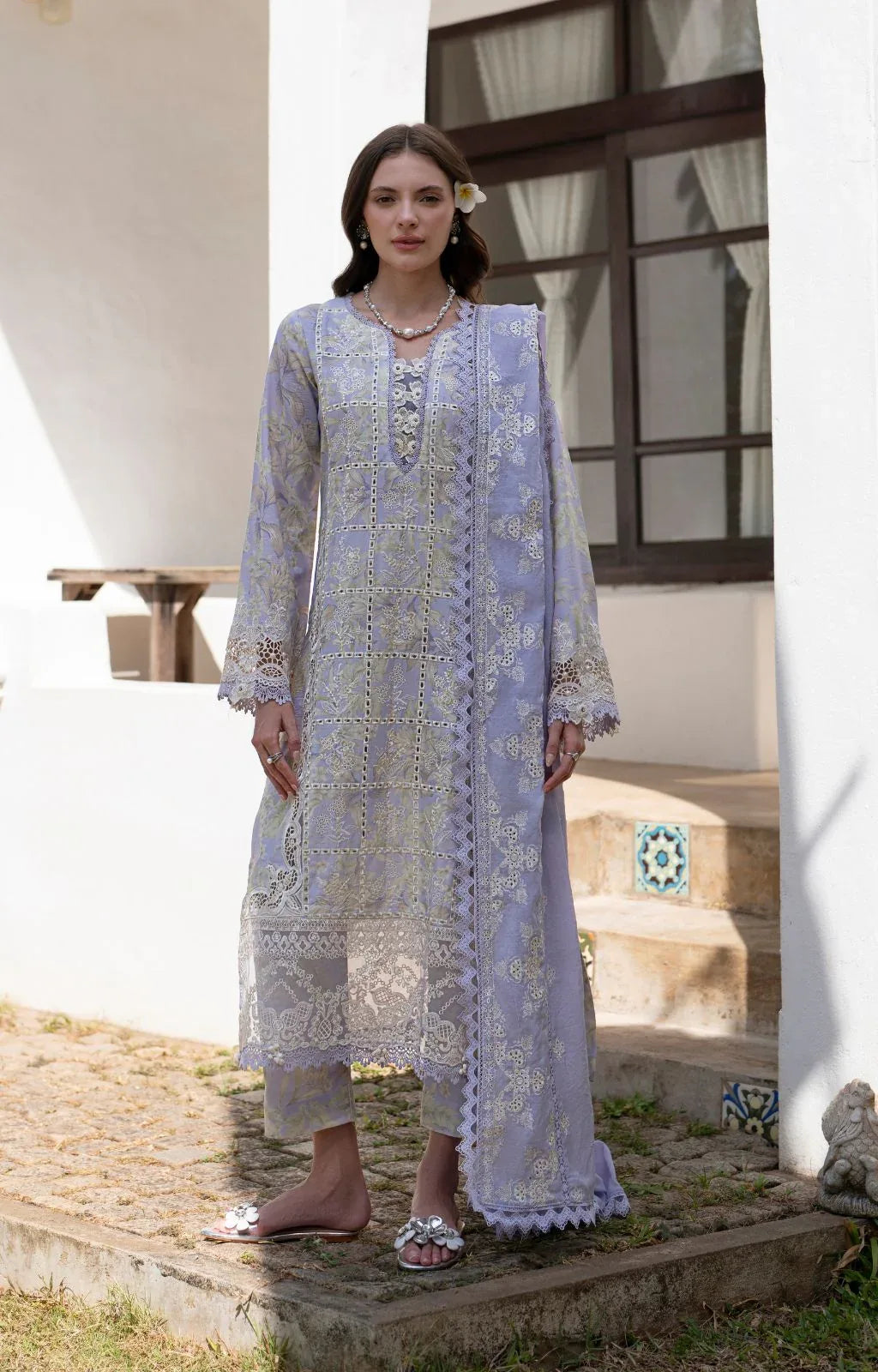 AJR Couture | Printakari Lawn 25 | Vista - Aqsa Fabrics