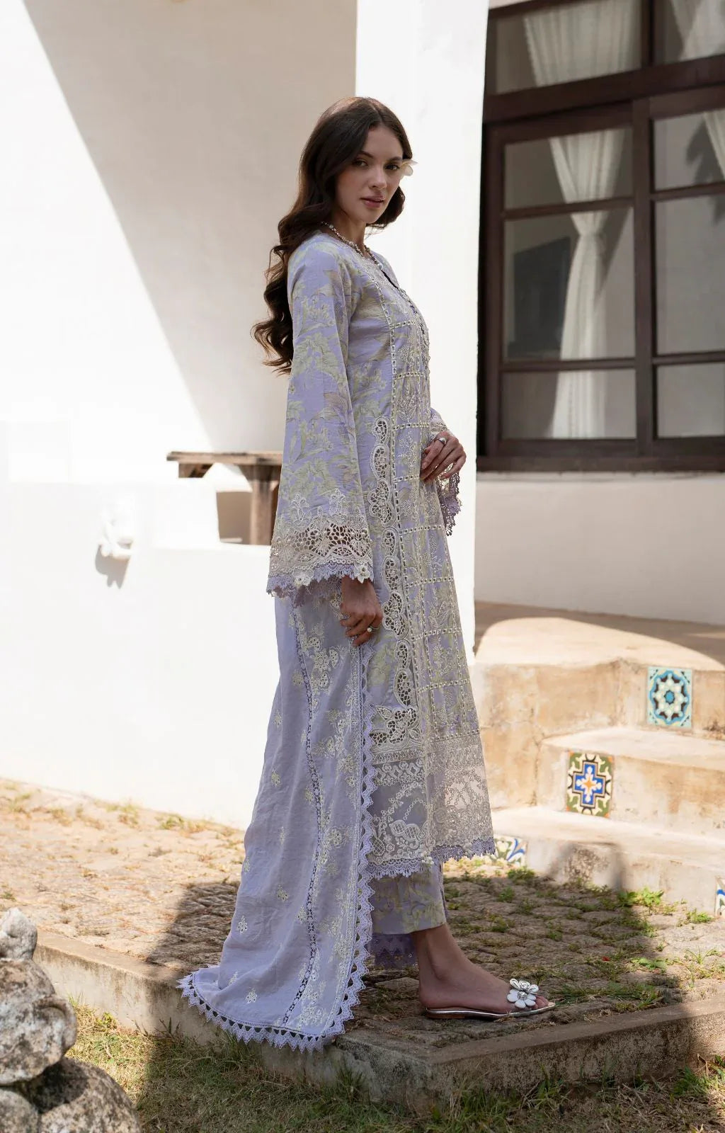 AJR Couture | Printakari Lawn 25 | Vista - Aqsa Fabrics