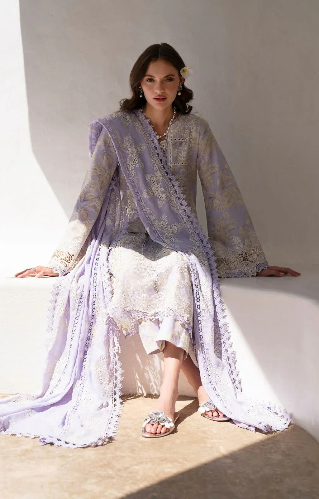 AJR Couture | Printakari Lawn 25 | Vista - Aqsa Fabrics