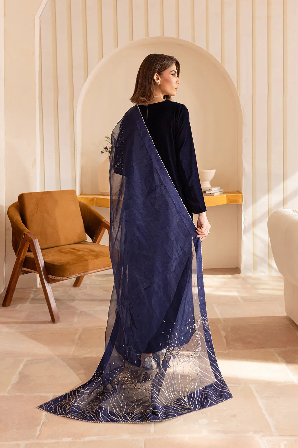 Vanya | Velvet Formals 24 |  KV-50 - Aqsa Fabrics