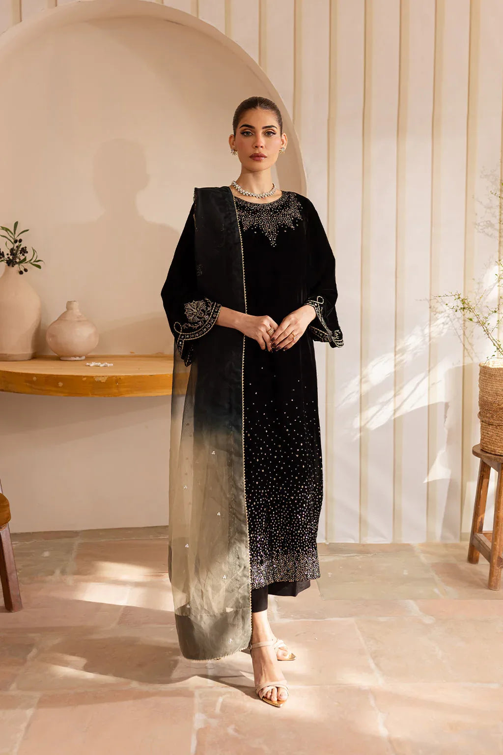Vanya | Velvet Formals 24 |  KV-51 - Aqsa Fabrics