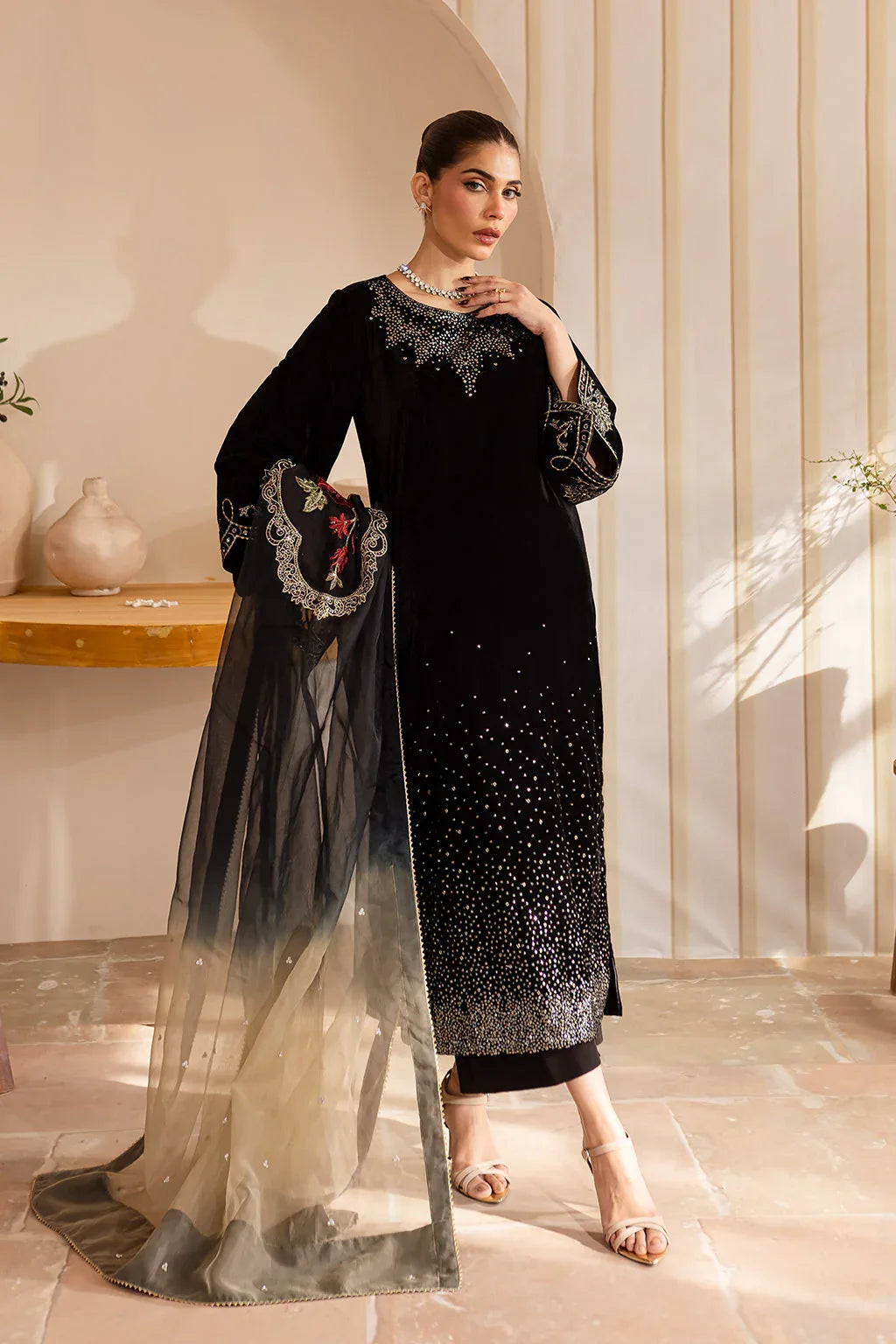 Vanya | Velvet Formals 24 |  KV-51 - Aqsa Fabrics