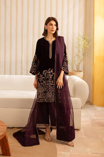 Vanya | Velvet Formals 24 |  KV-52 - Aqsa Fabrics