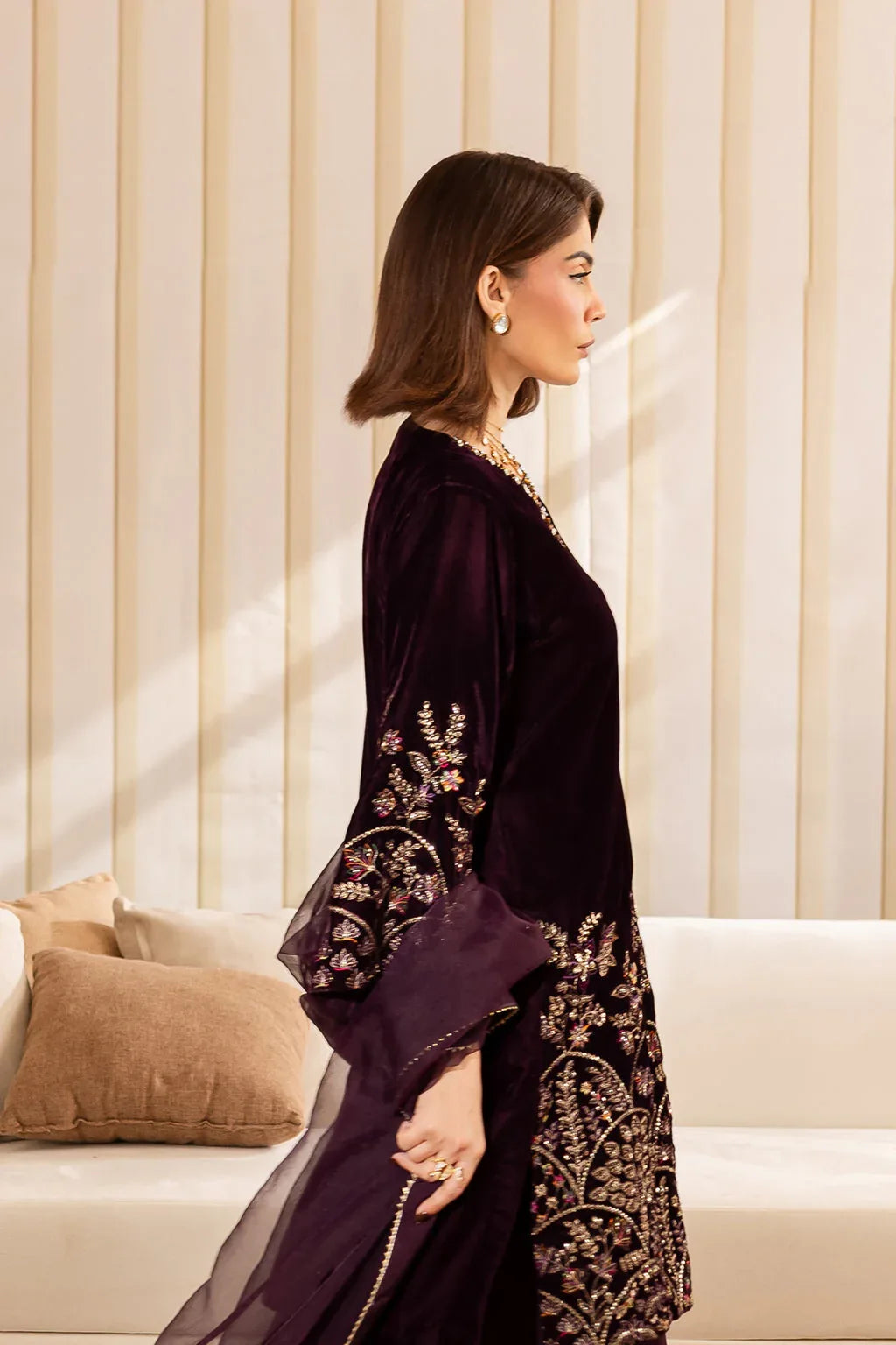 Vanya | Velvet Formals 24 |  KV-52 - Aqsa Fabrics