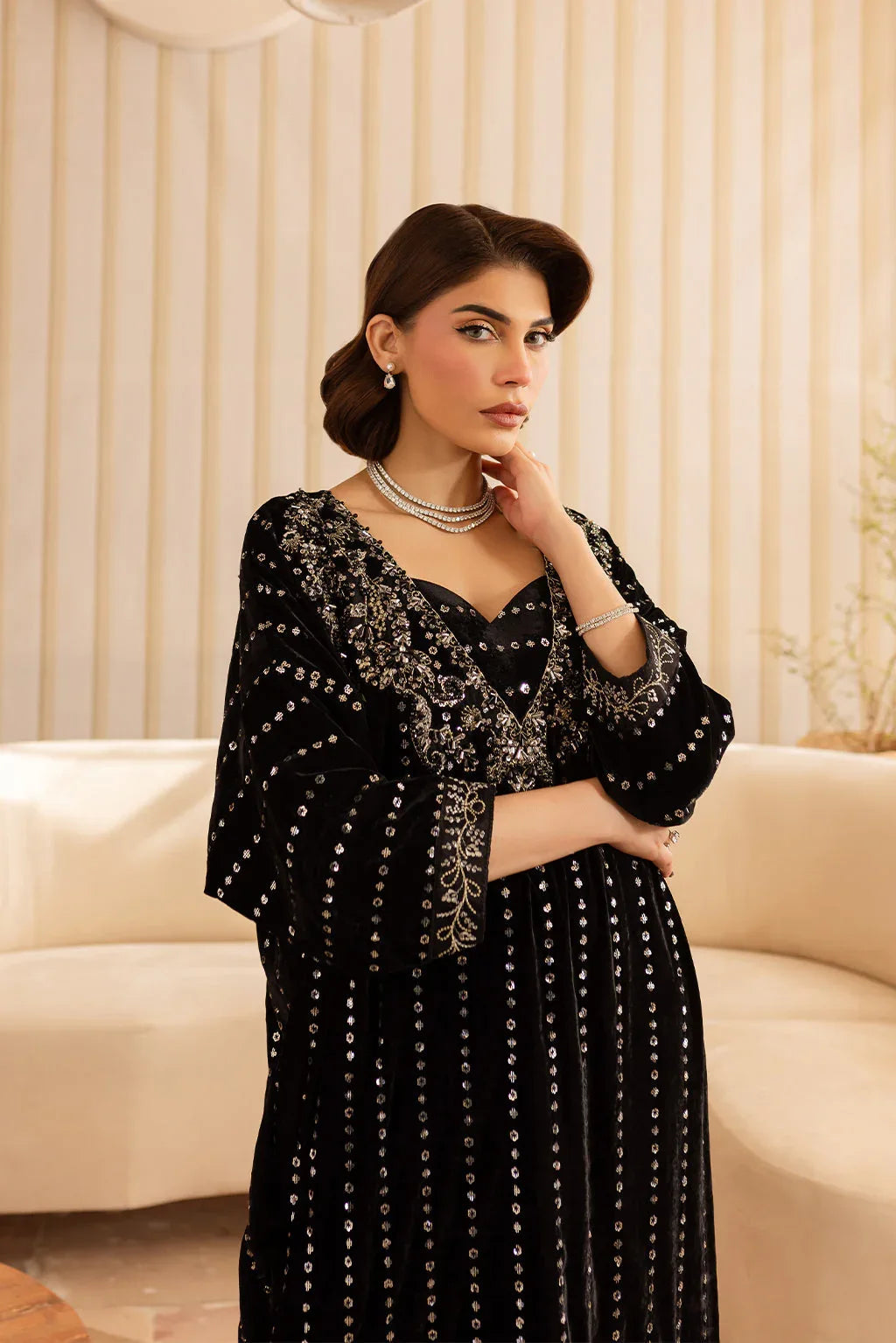 Vanya | Velvet Formals 24 |  KV-53 - Aqsa Fabrics