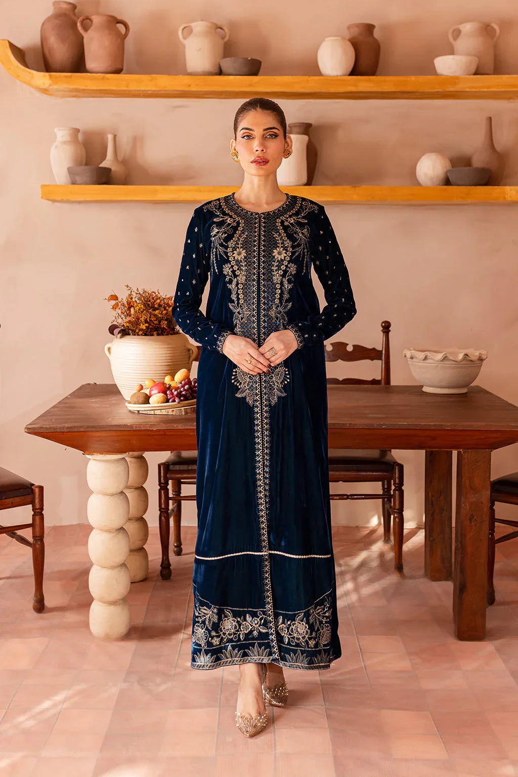 Vanya | Velvet Formals 24 |  KV-54 - Aqsa Fabrics