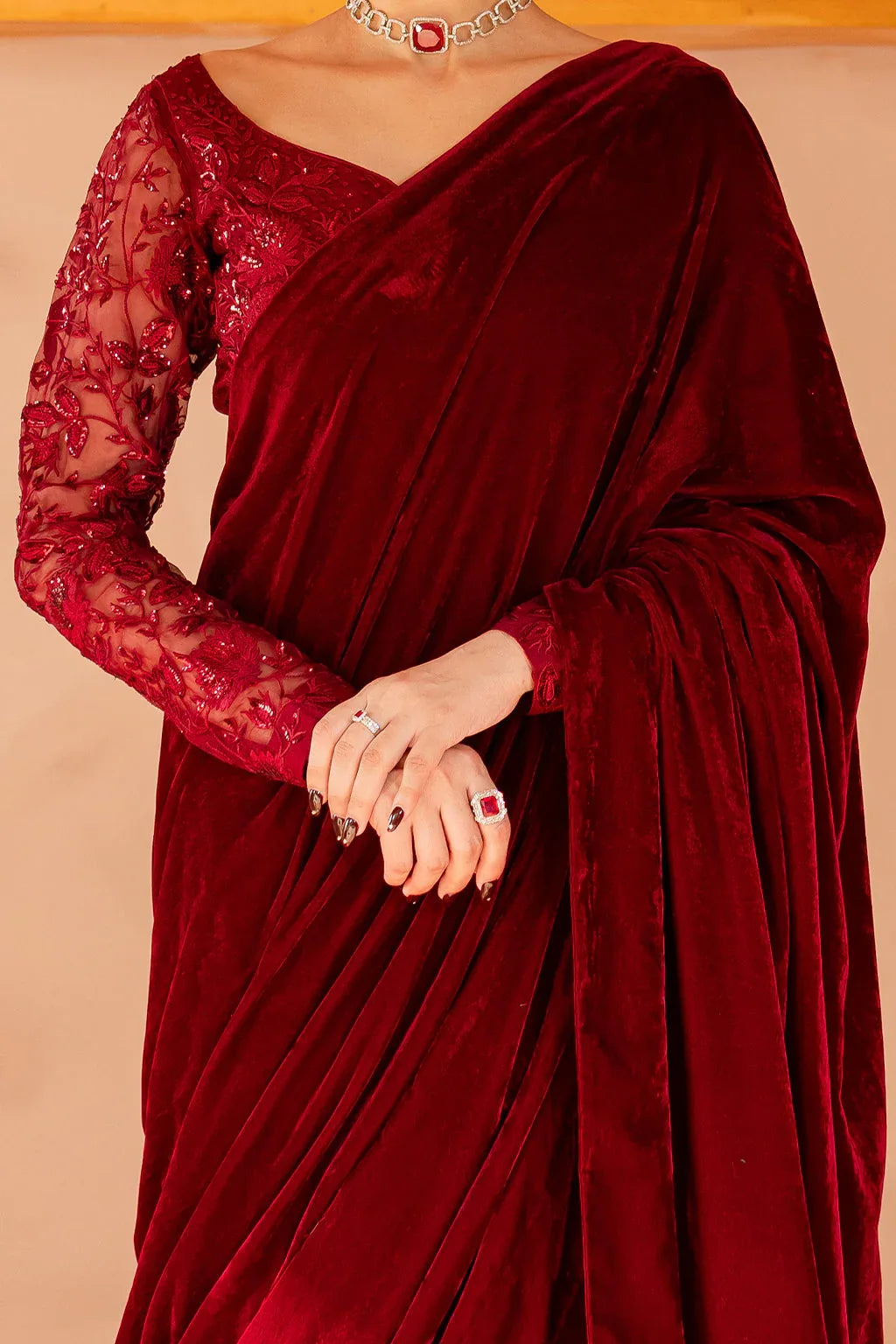 Vanya | Velvet Formals 24 | KV-55 - Aqsa Fabrics