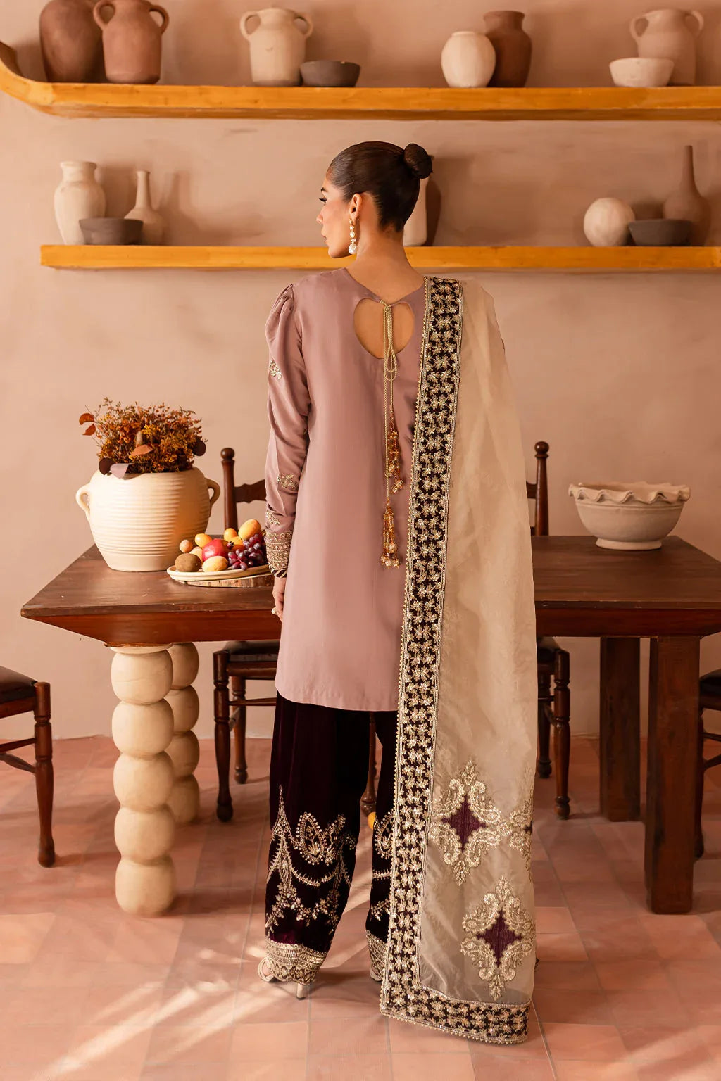 Vanya | Velvet Formals 24 |  KV-56 - Aqsa Fabrics