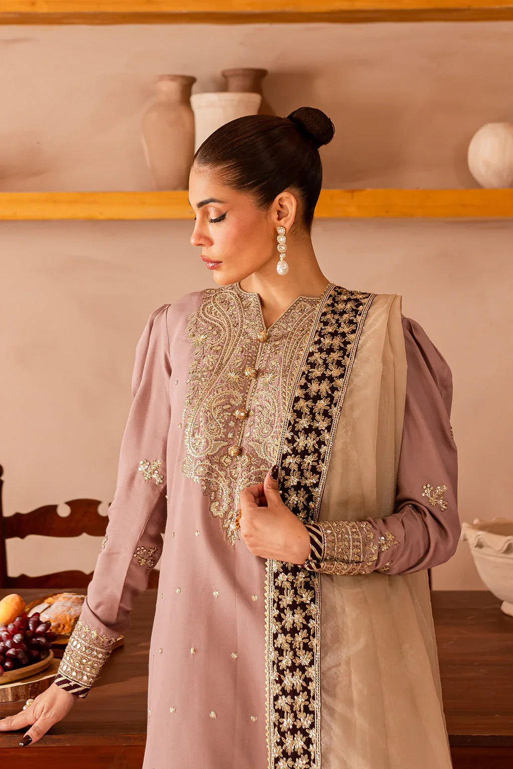 Vanya | Velvet Formals 24 |  KV-56 - Aqsa Fabrics