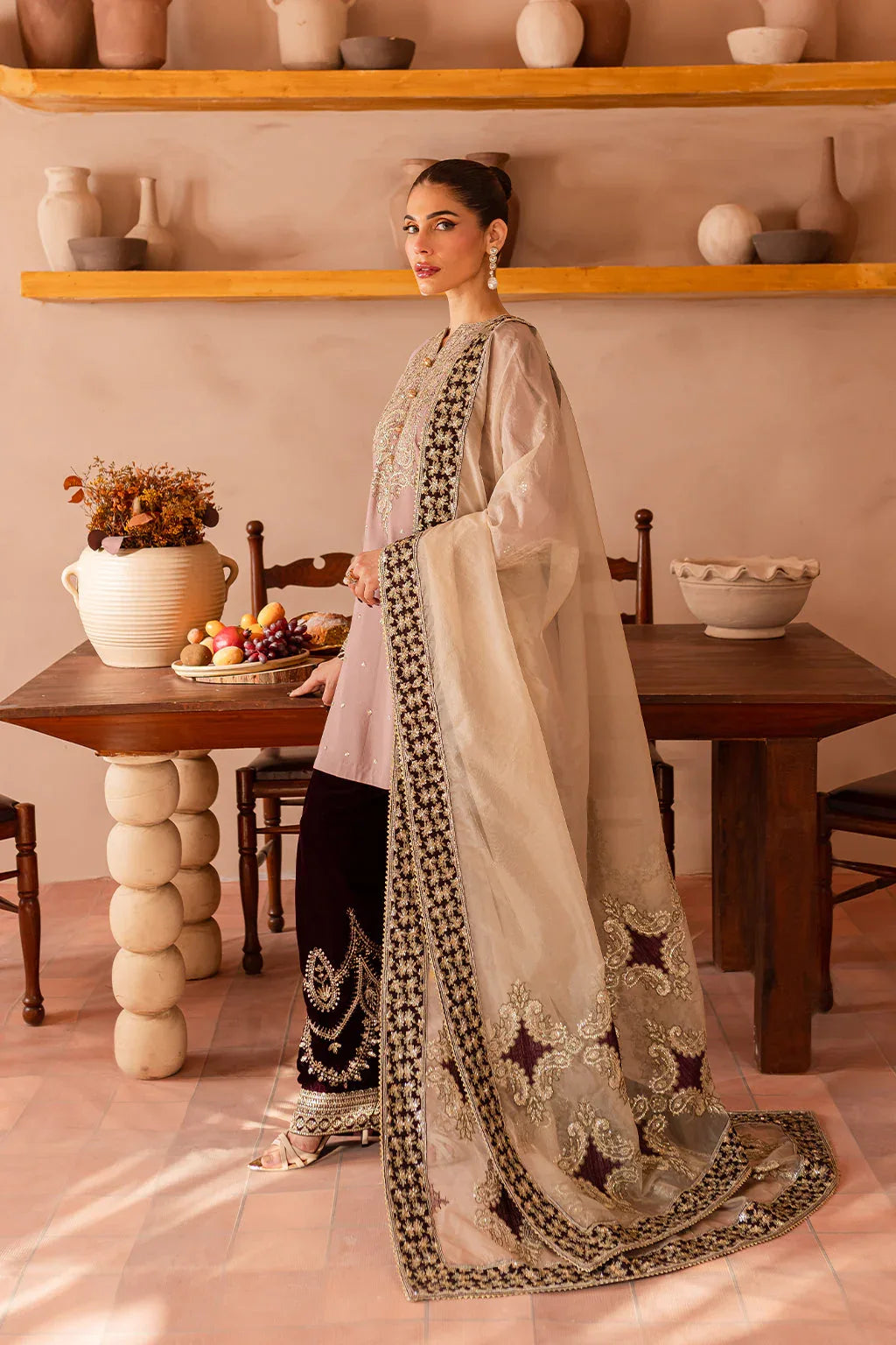 Vanya | Velvet Formals 24 |  KV-56 - Aqsa Fabrics