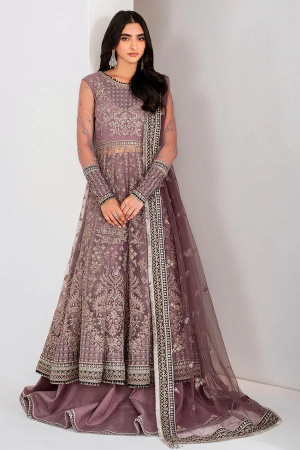 Jazmin | Formals Collection | NET UN-4020 - Aqsa Fabrics