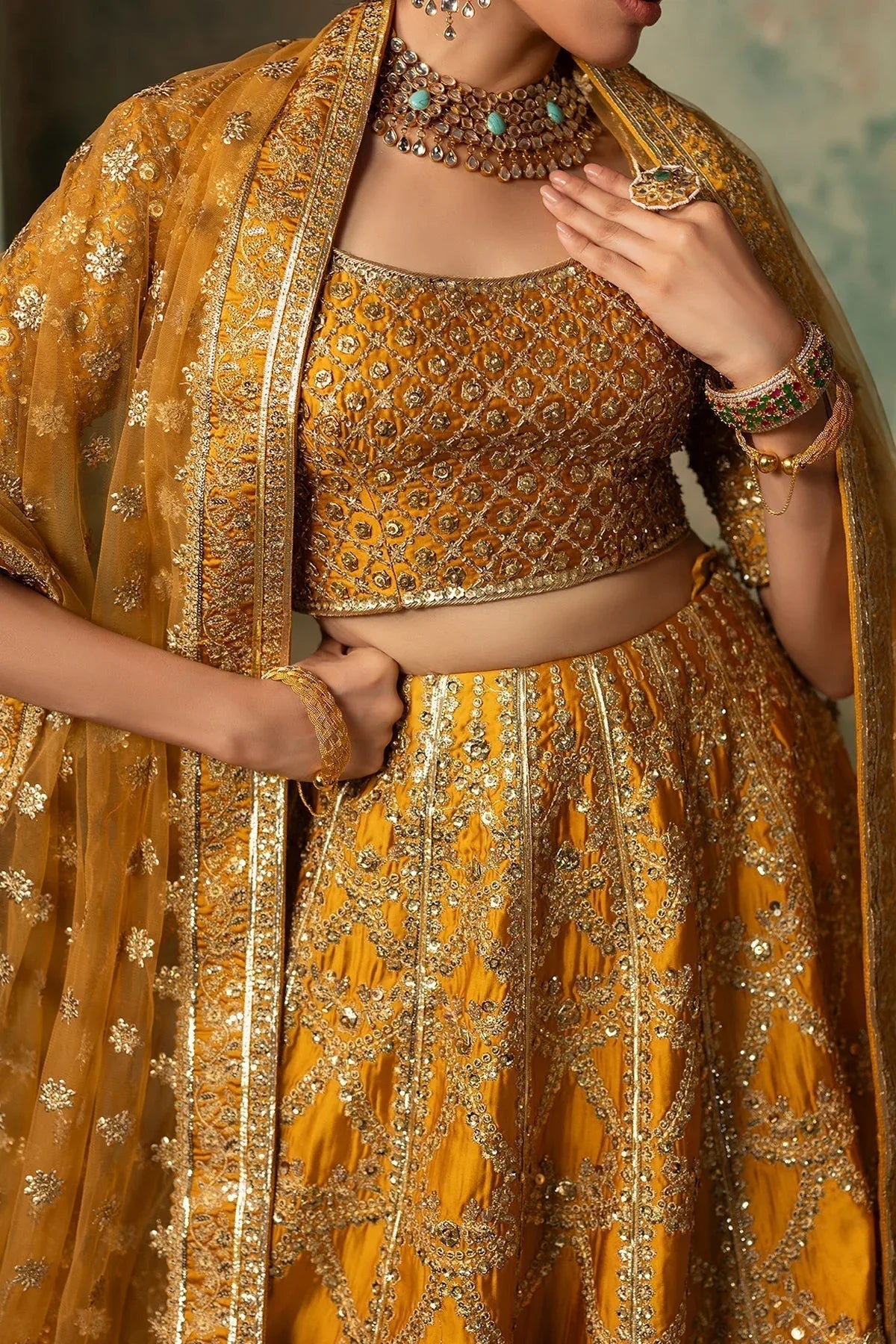 Mina Kashif | Noor Jahan Wedding Formals | Zarafshan - Aqsa Fabrics