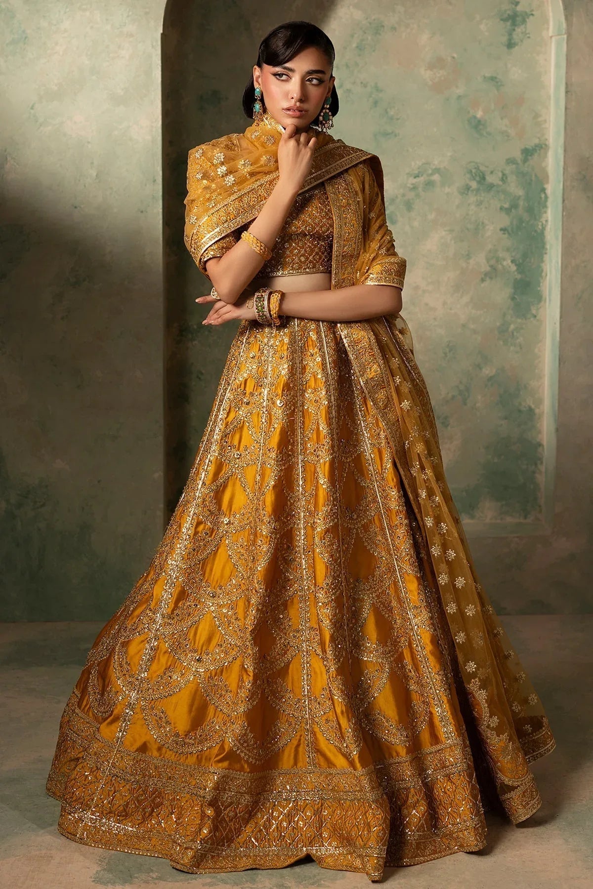 Mina Kashif | Noor Jahan Wedding Formals | Zarafshan - Aqsa Fabrics