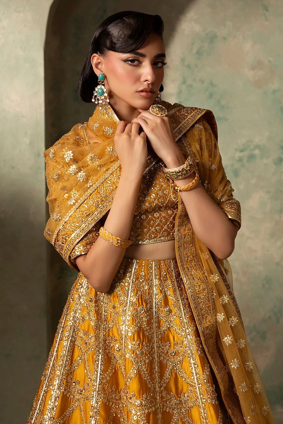 Mina Kashif | Noor Jahan Wedding Formals | Zarafshan - Aqsa Fabrics