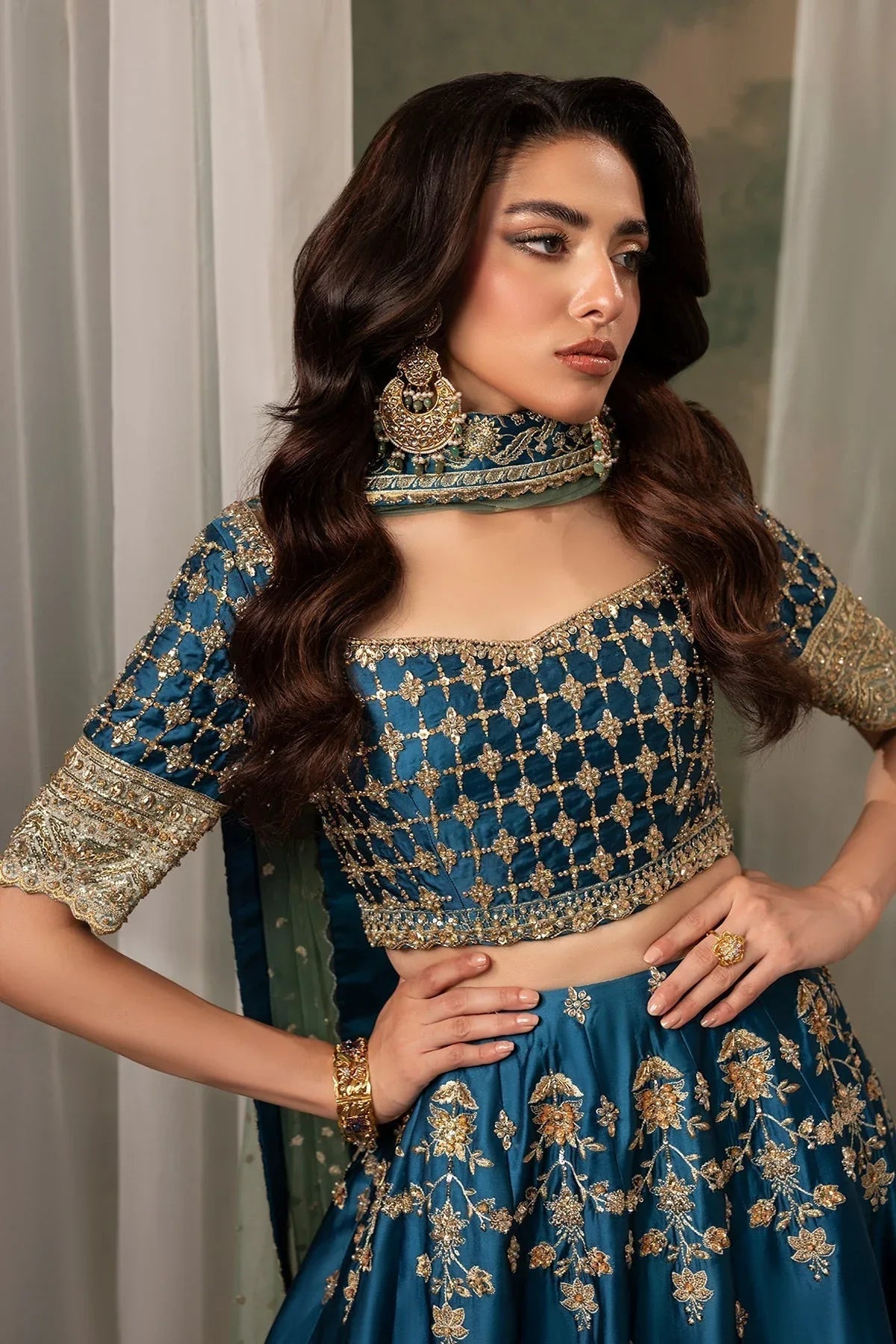 Mina Kashif | Noor Jahan Wedding Formals | Gulroze - Aqsa Fabrics