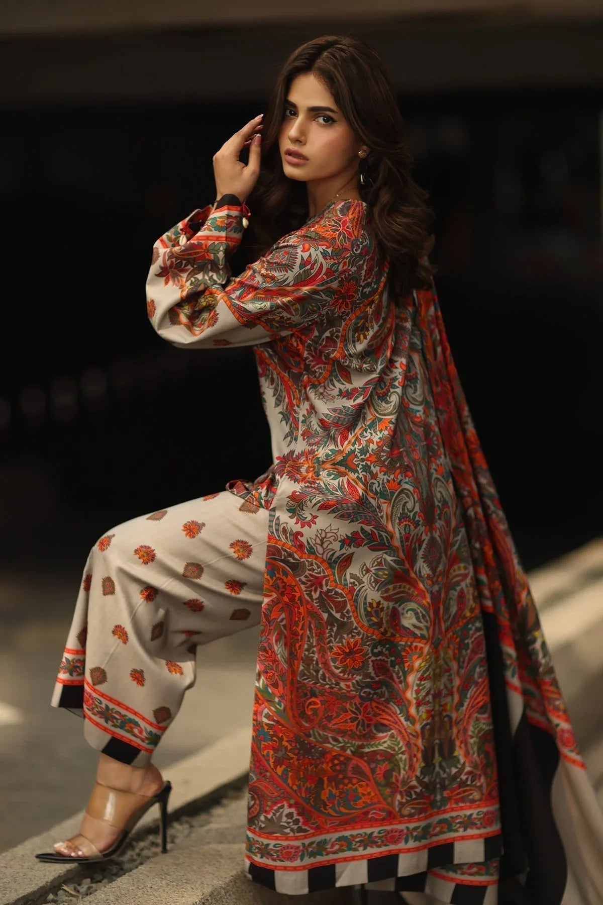 Charizma | C Prints Winter 25 | CPW5-12 - Aqsa Fabrics