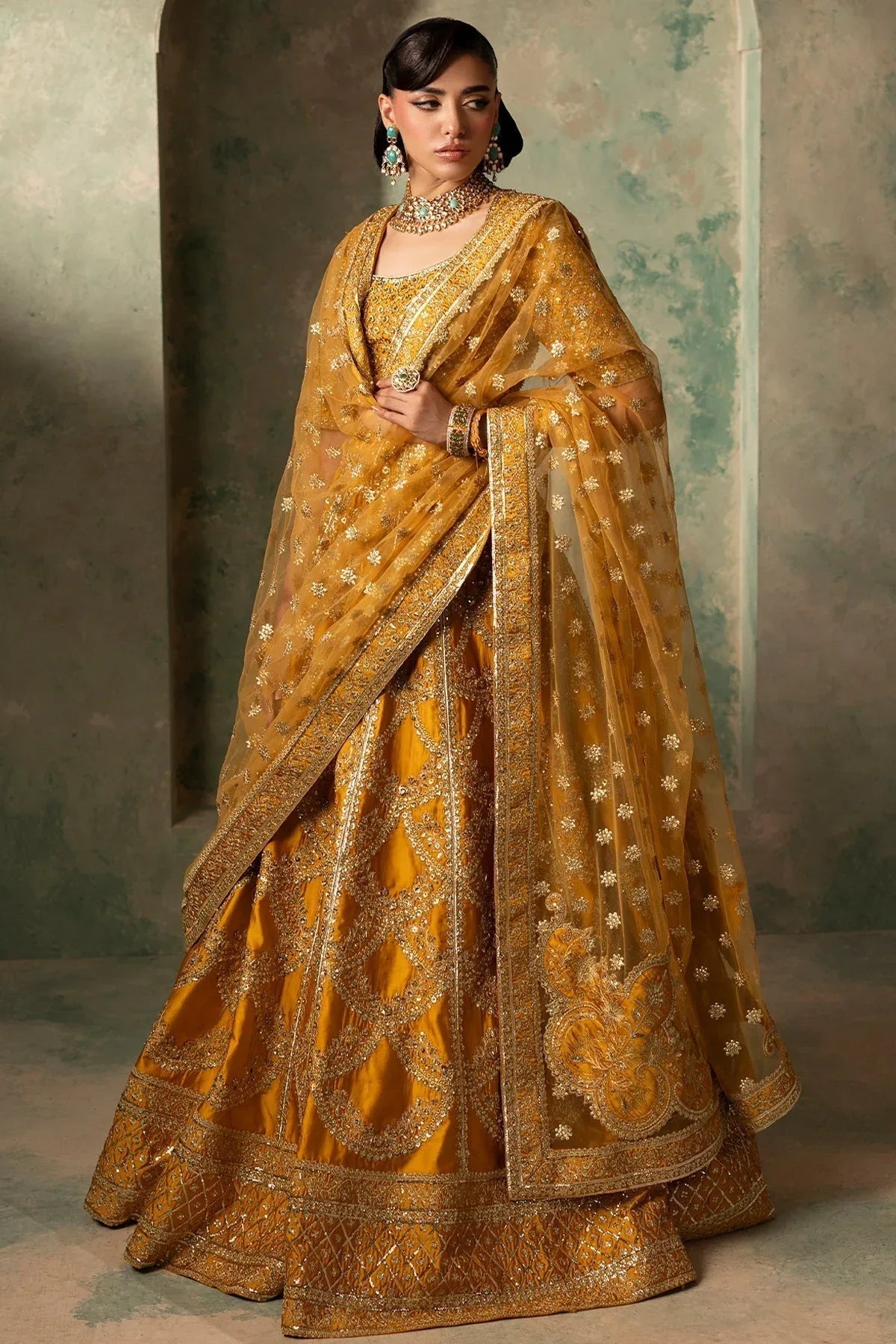 Mina Kashif | Noor Jahan Wedding Formals | Zarafshan - Aqsa Fabrics