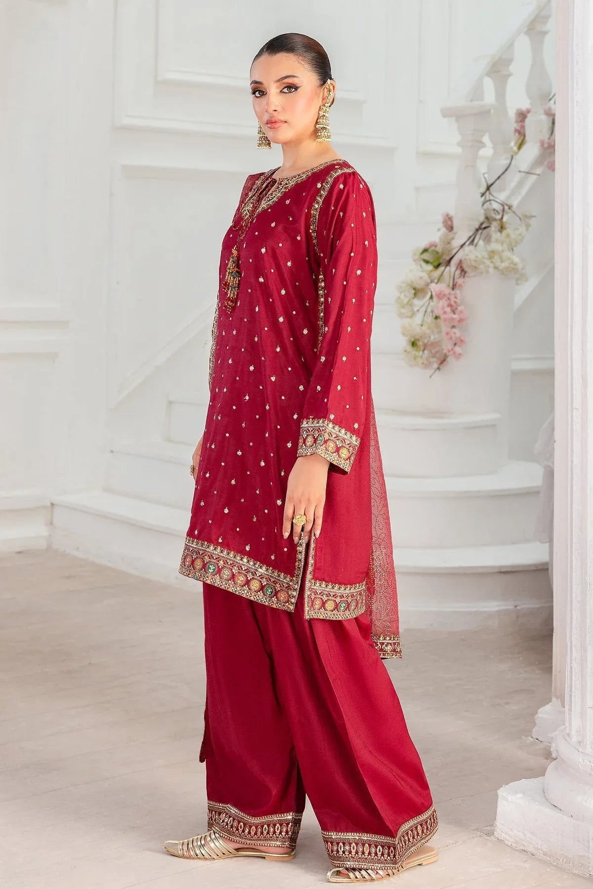 Charizma | Festive Pret | CMA-5-048 R - Aqsa Fabrics