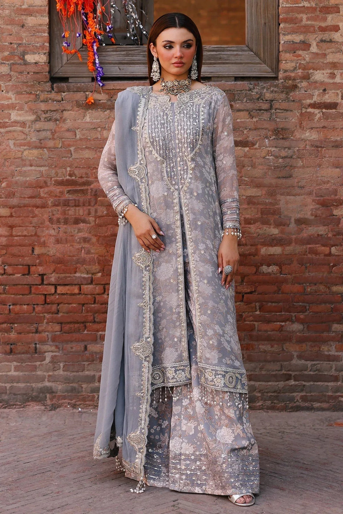 Charizma | Vasal Chiffon | VSL25-22 - Aqsa Fabrics