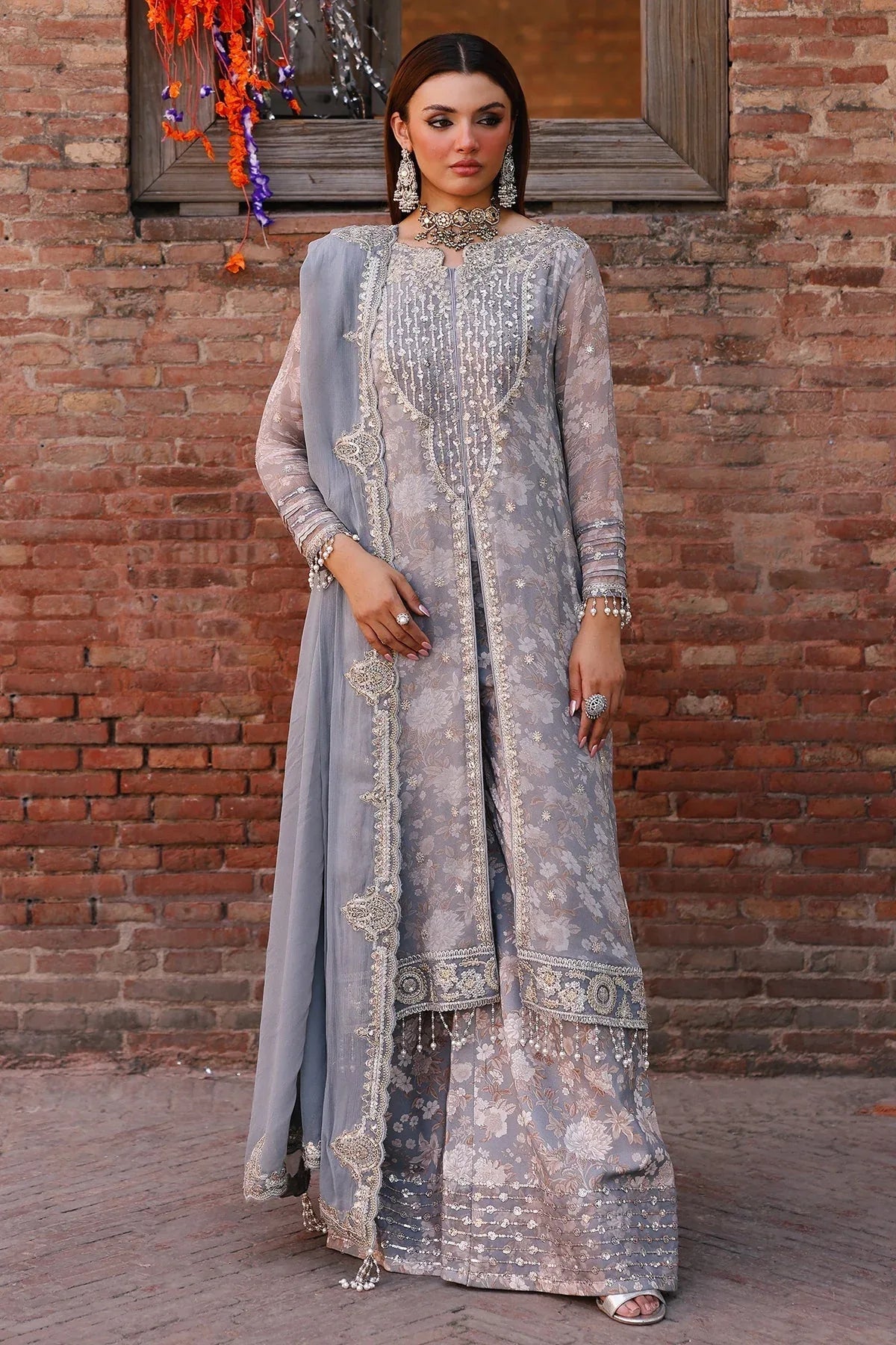 Charizma | Vasal Chiffon | VSL25-22 - Aqsa Fabrics