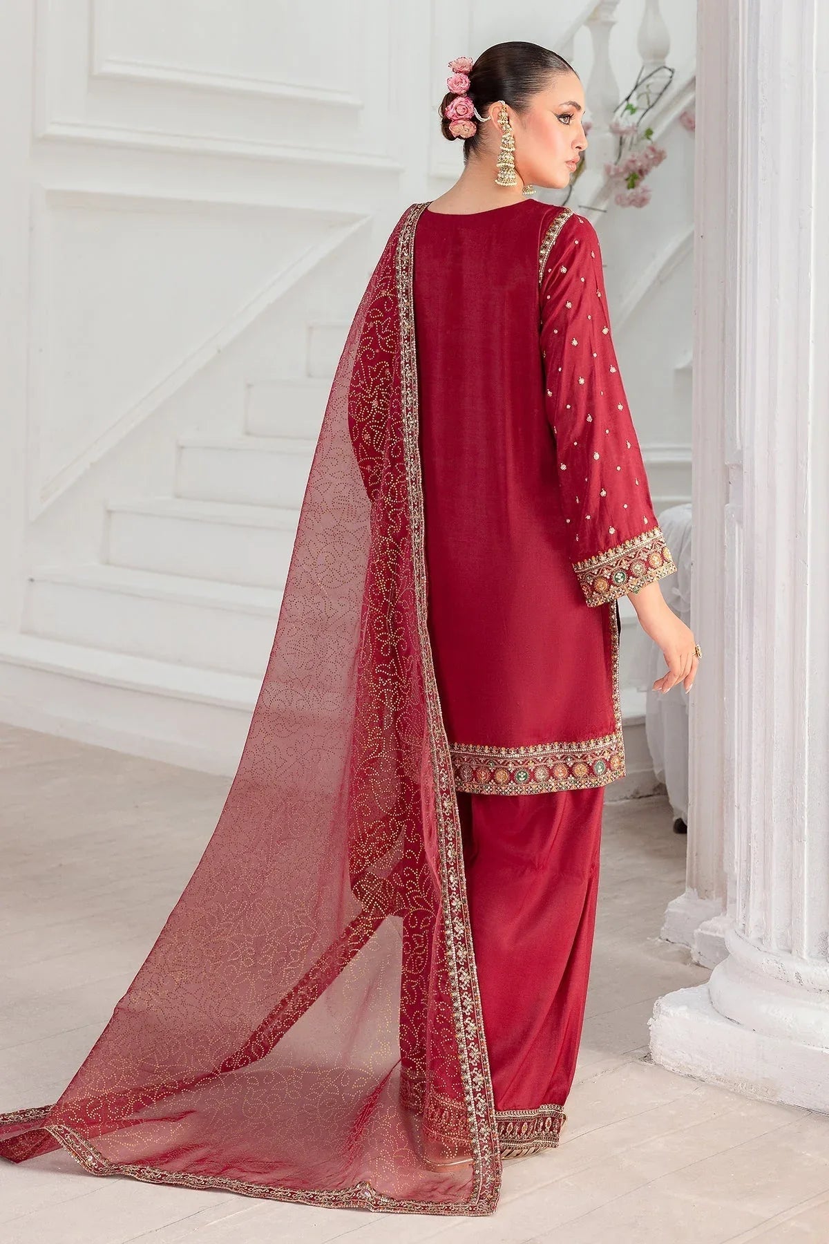 Charizma | Festive Pret | CMA-5-048 R - Aqsa Fabrics