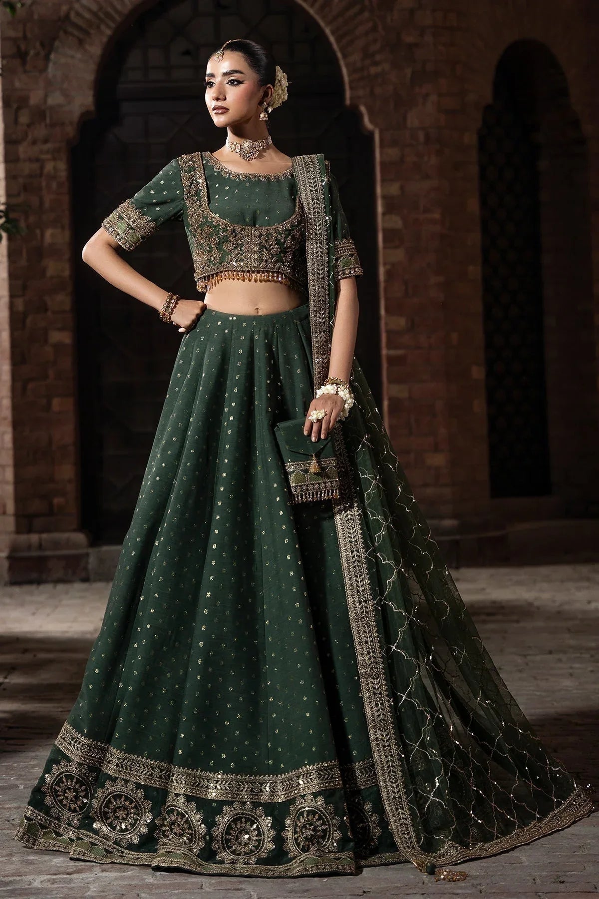 Mina Kashif | Virsa Wedding Formals | Rang Jah - Aqsa Fabrics
