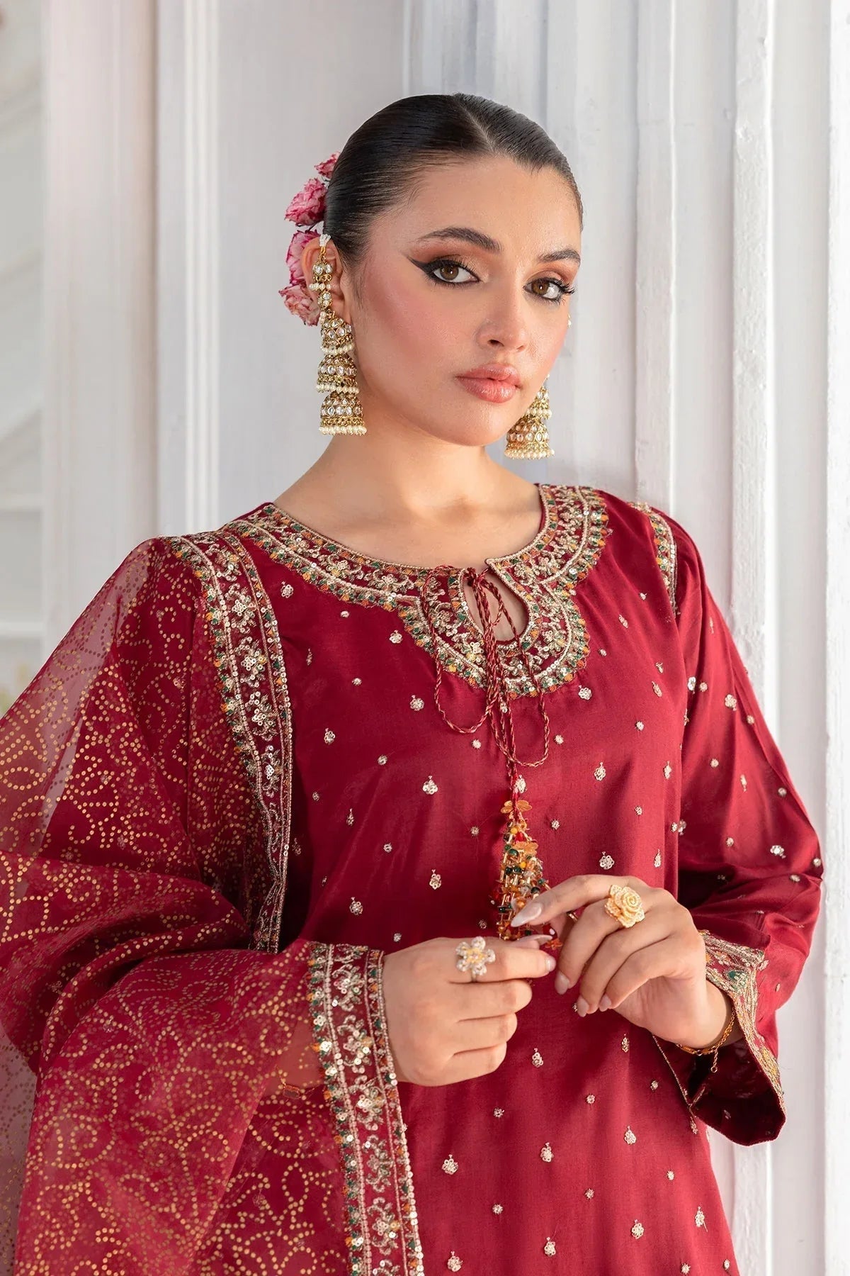 Charizma | Festive Pret | CMA-5-048 R - Aqsa Fabrics