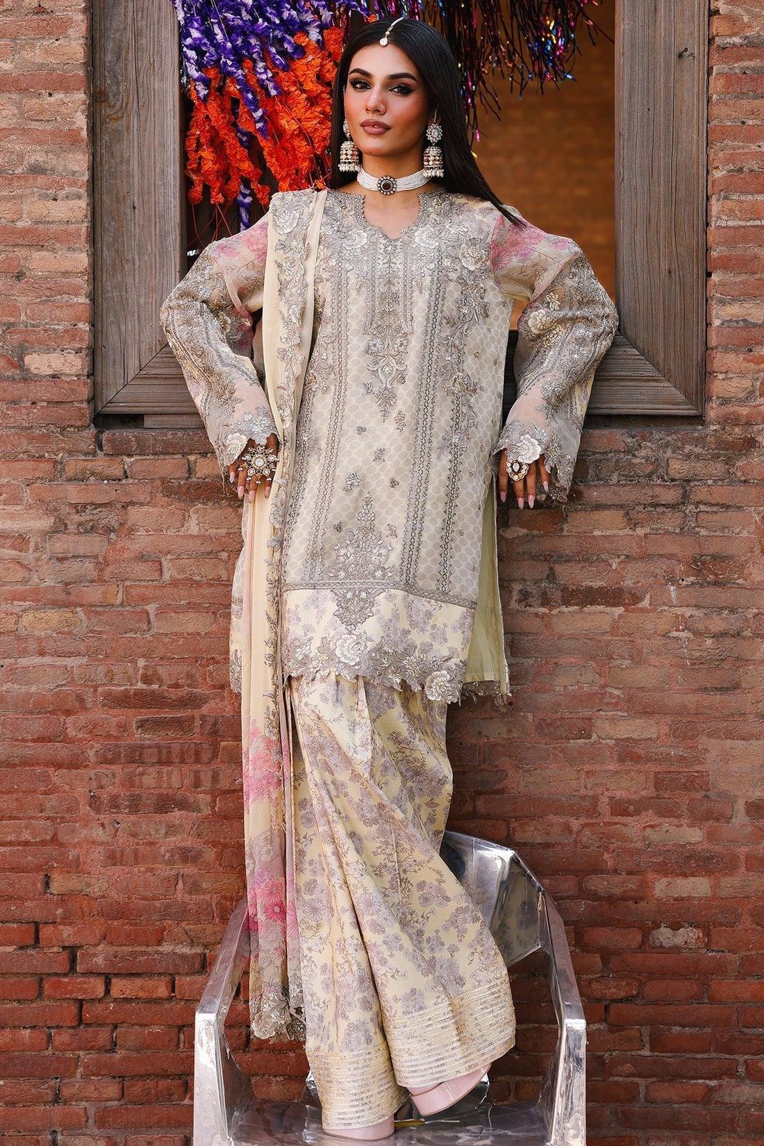 Charizma | Vasal Chiffon | VSL25-21 - Aqsa Fabrics