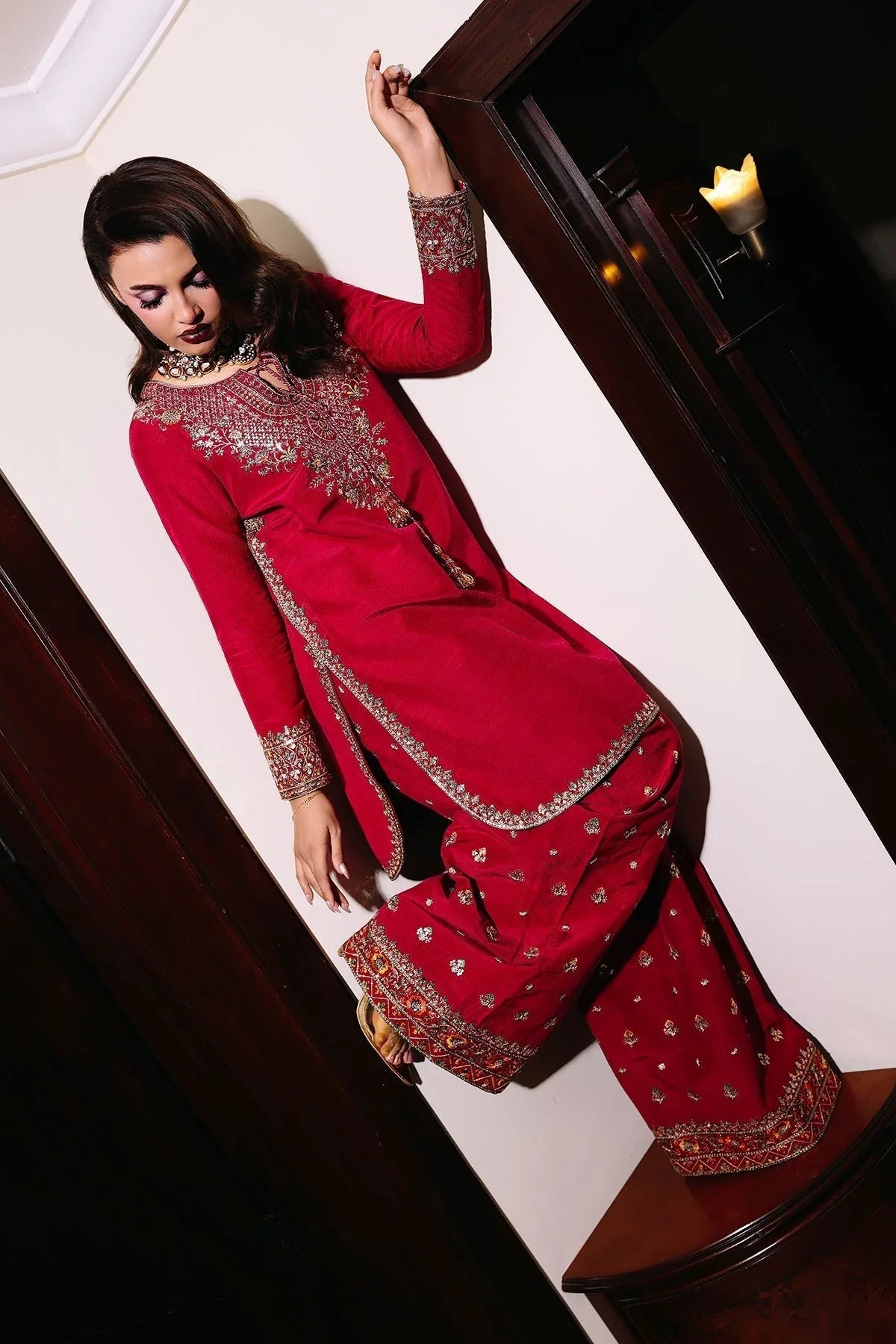 Charizma | Festive Pret | CMA-5-093 R - Aqsa Fabrics