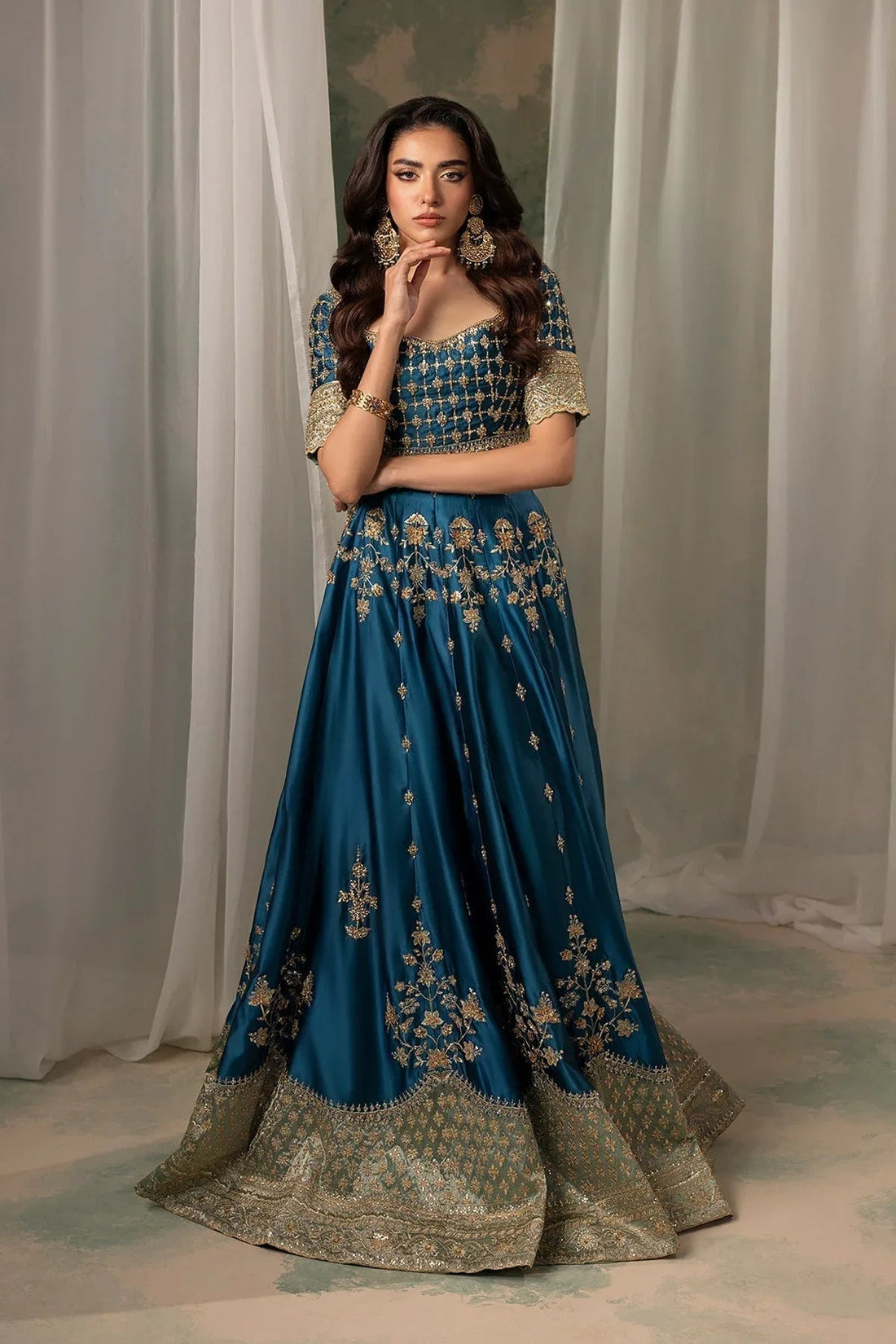 Mina Kashif | Noor Jahan Wedding Formals | Gulroze - Aqsa Fabrics
