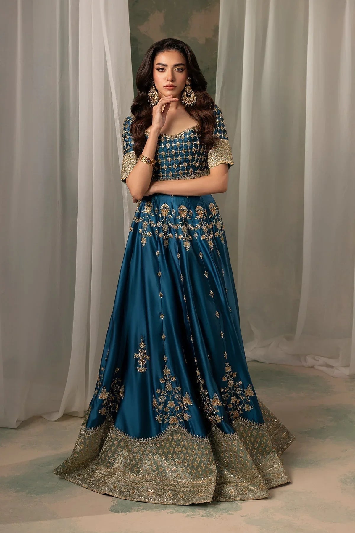 Mina Kashif | Noor Jahan Wedding Formals | Gulroze - Aqsa Fabrics