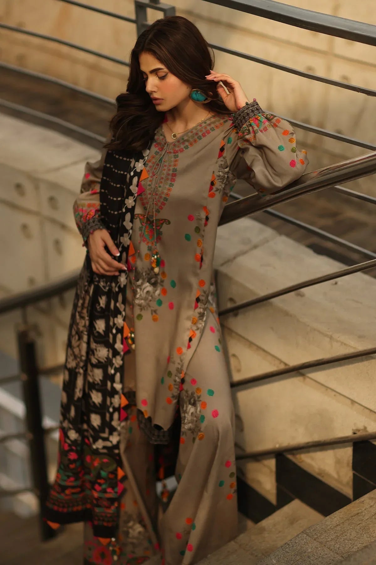 Charizma | C Prints Winter 25 | CPW5-13 - Aqsa Fabrics