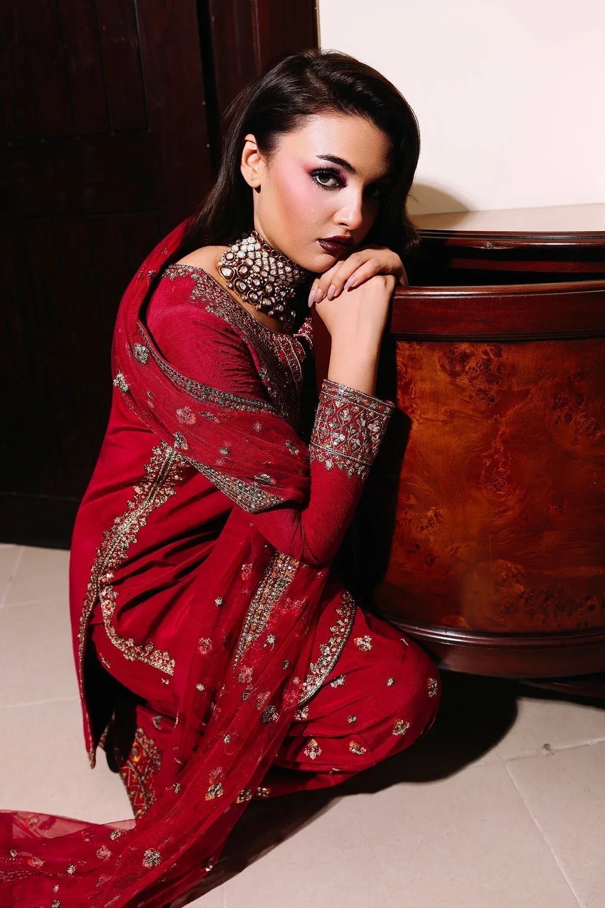 Charizma | Festive Pret | CMA-5-093 R - Aqsa Fabrics