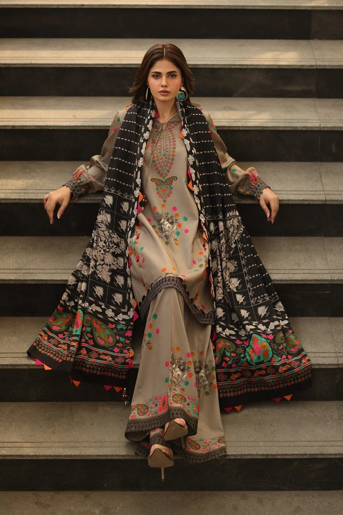 Charizma | C Prints Winter 25 | CPW5-13 - Aqsa Fabrics