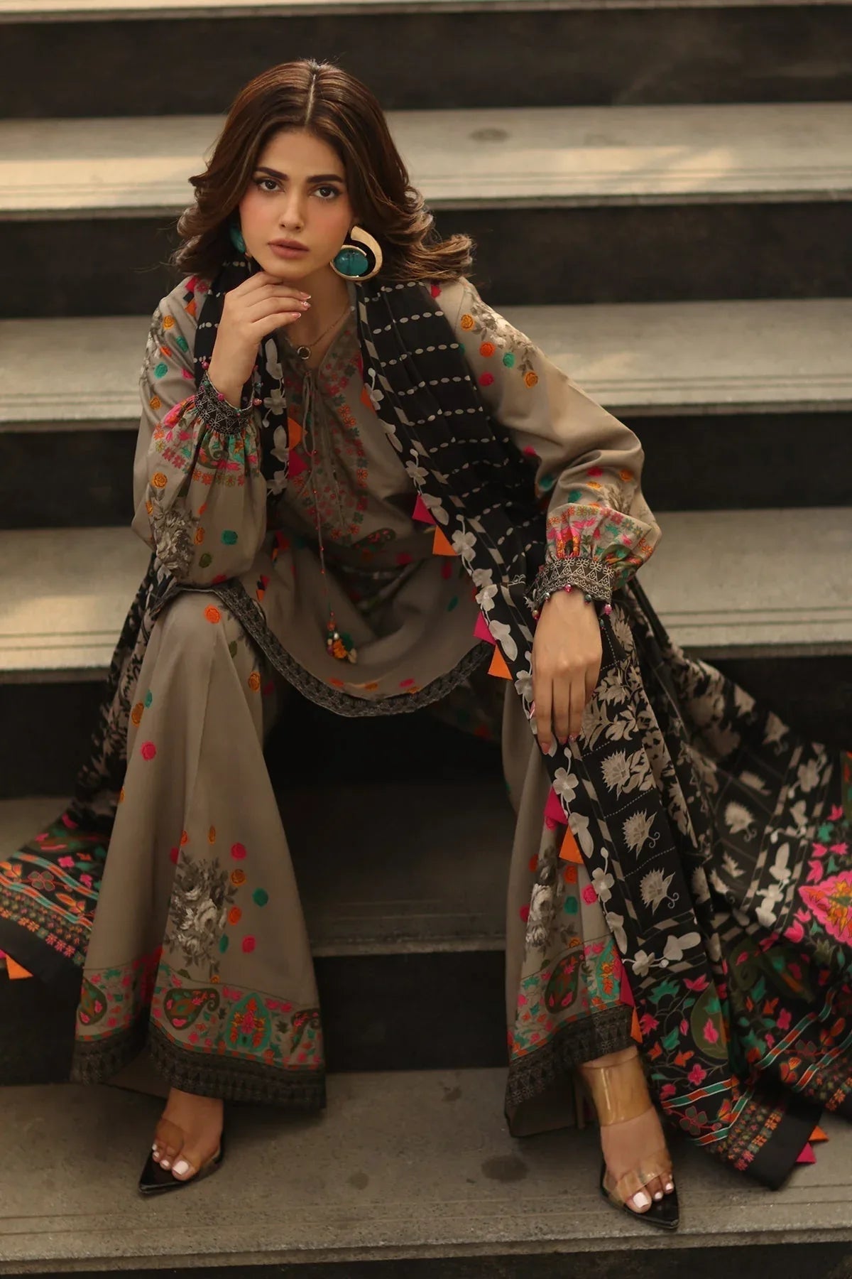Charizma | C Prints Winter 25 | CPW5-13 - Aqsa Fabrics