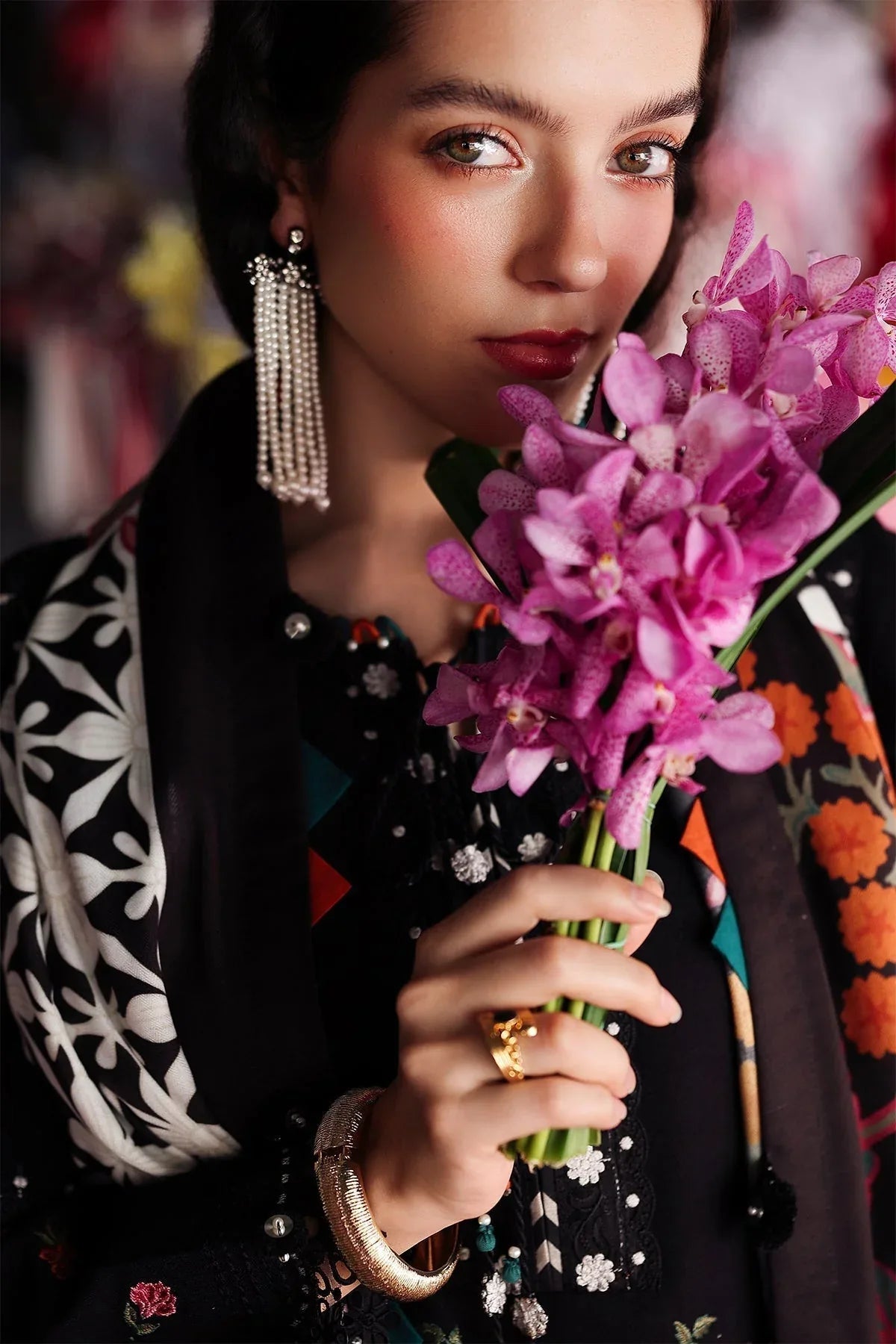 Charizma | Poshima Winters 25 | 3-pc Unstitched Wool Shawl Collection PSW5-07 - Aqsa Fabrics
