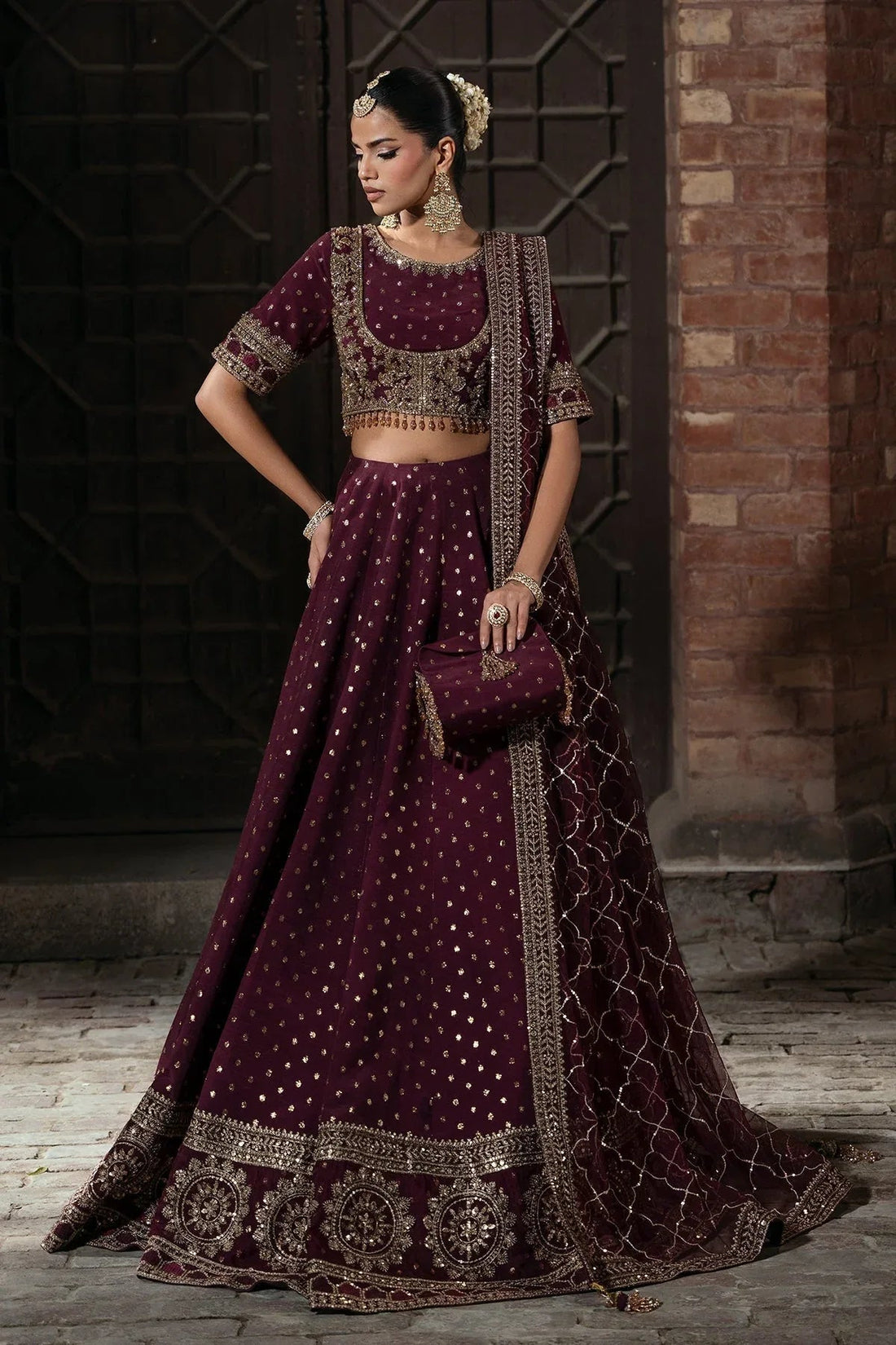 Mina Kashif | Virsa Wedding Formals | Mah Gul - Aqsa Fabrics