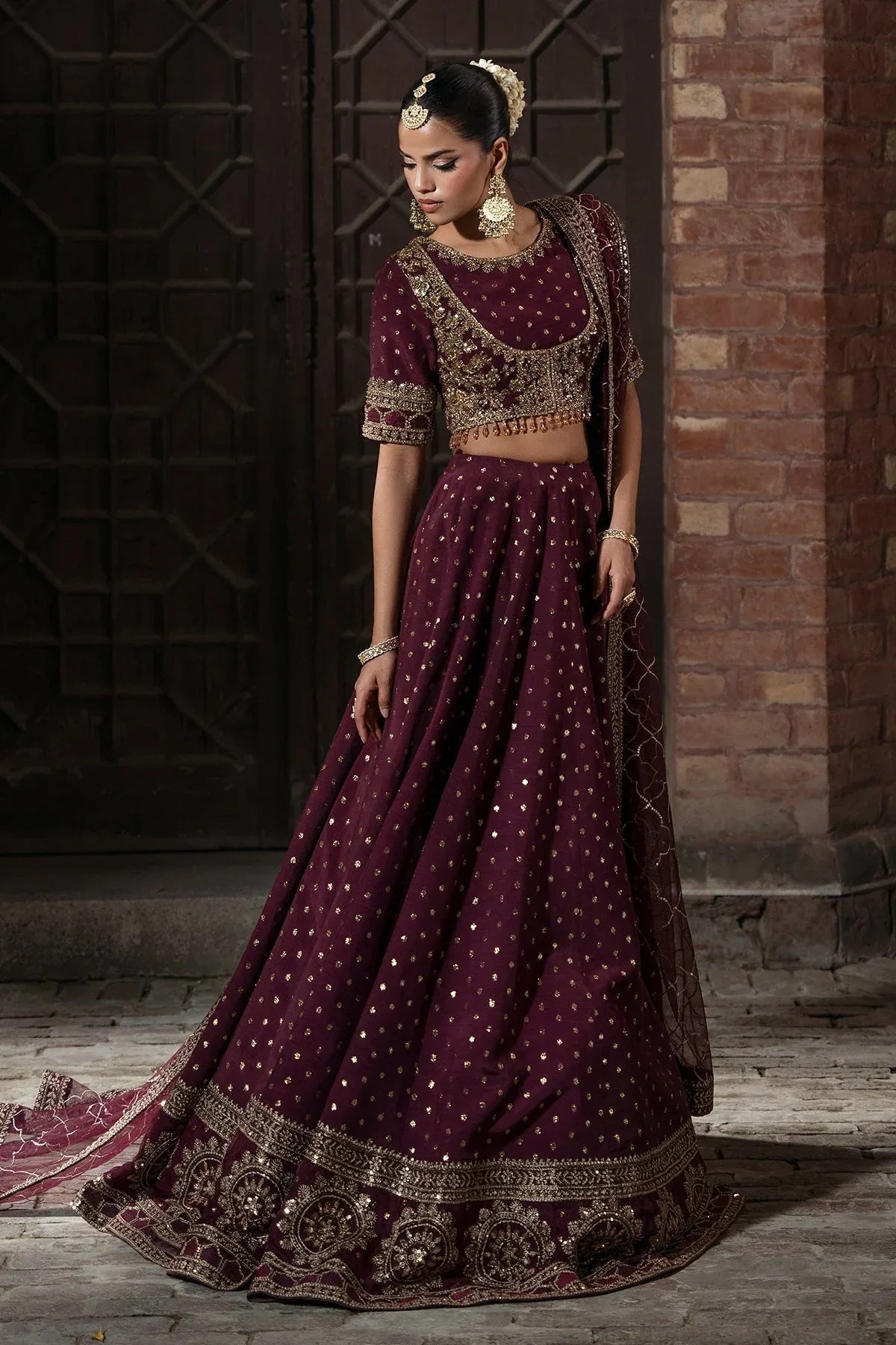 Mina Kashif | Virsa Wedding Formals | Mah Gul - Aqsa Fabrics