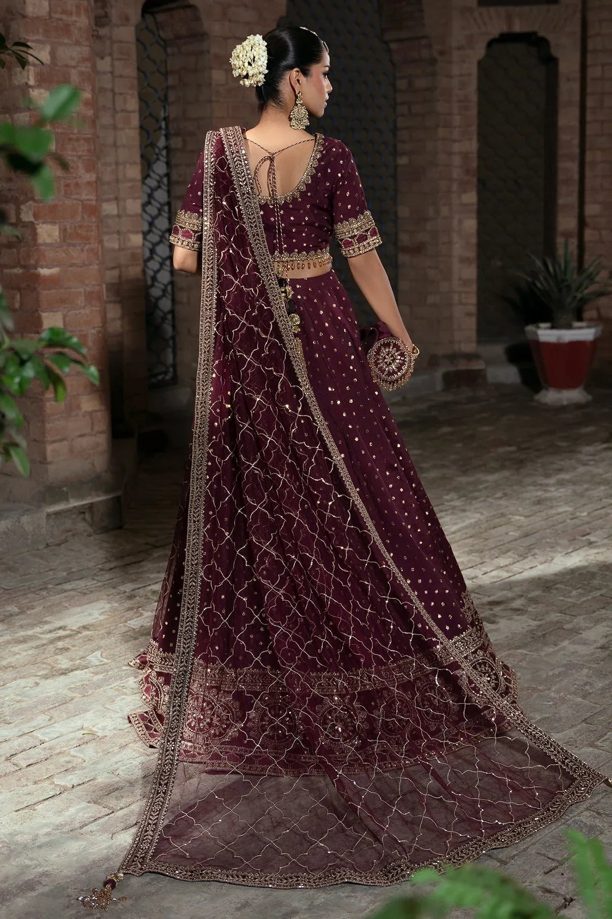 Mina Kashif | Virsa Wedding Formals | Mah Gul - Aqsa Fabrics