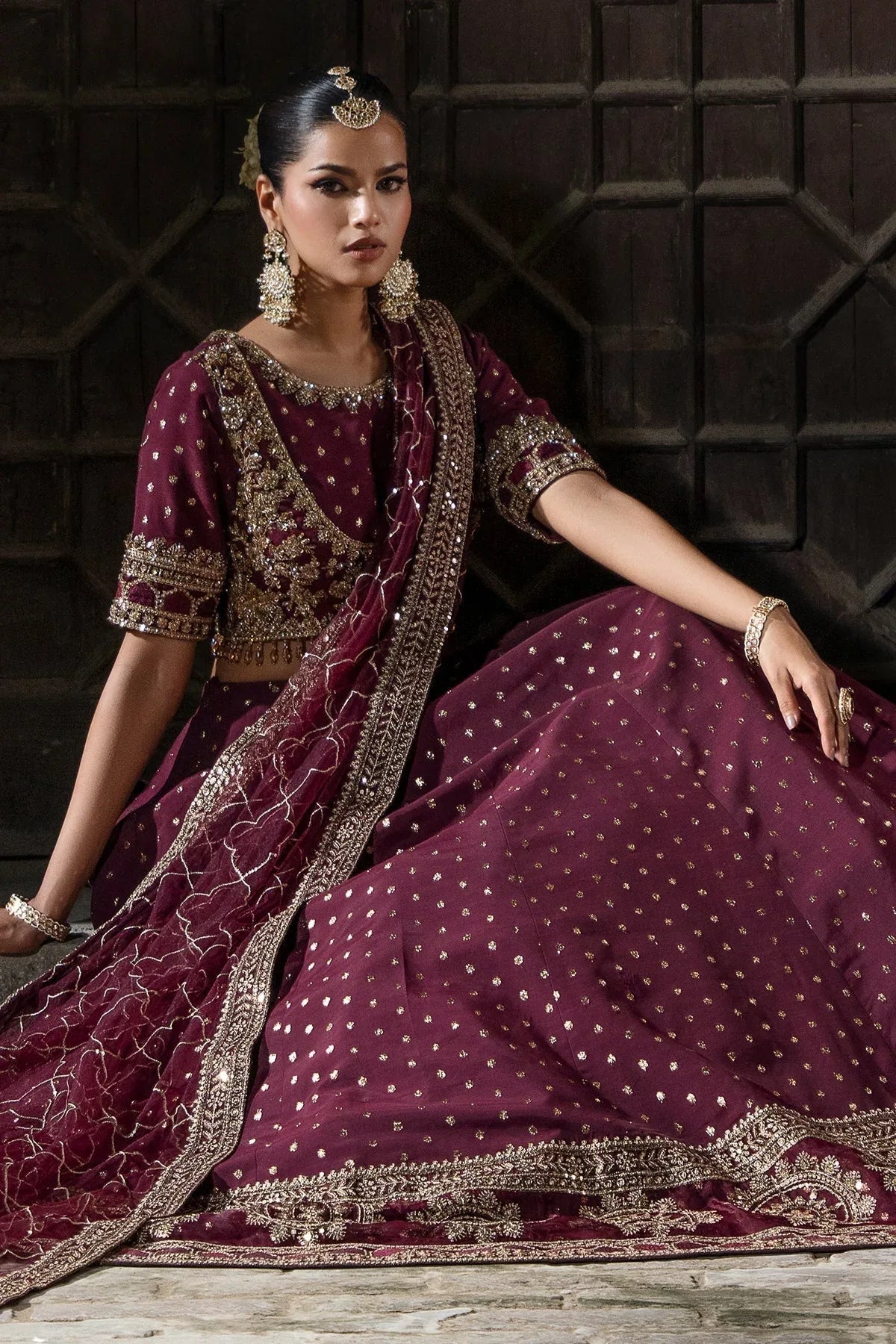 Mina Kashif | Virsa Wedding Formals | Mah Gul - Aqsa Fabrics