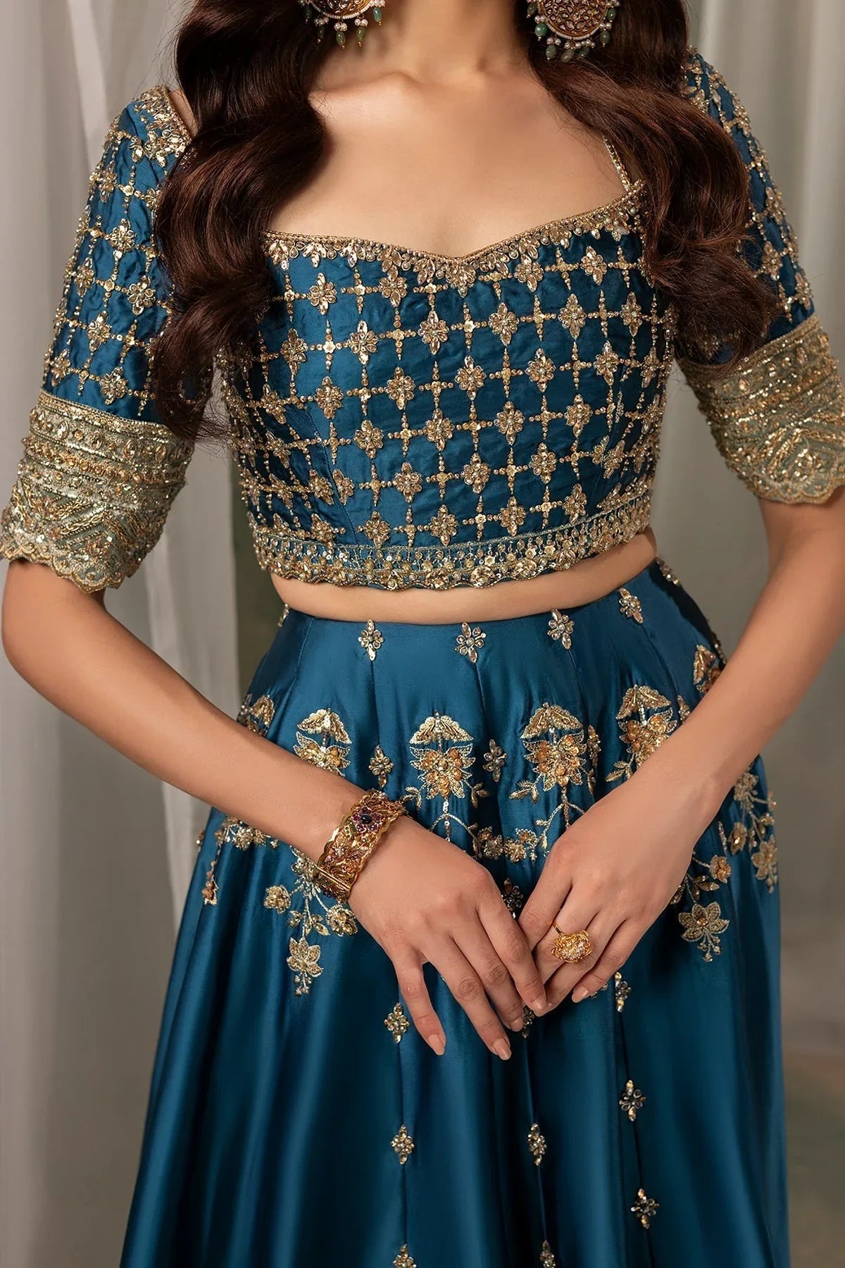 Mina Kashif | Noor Jahan Wedding Formals | Gulroze - Aqsa Fabrics
