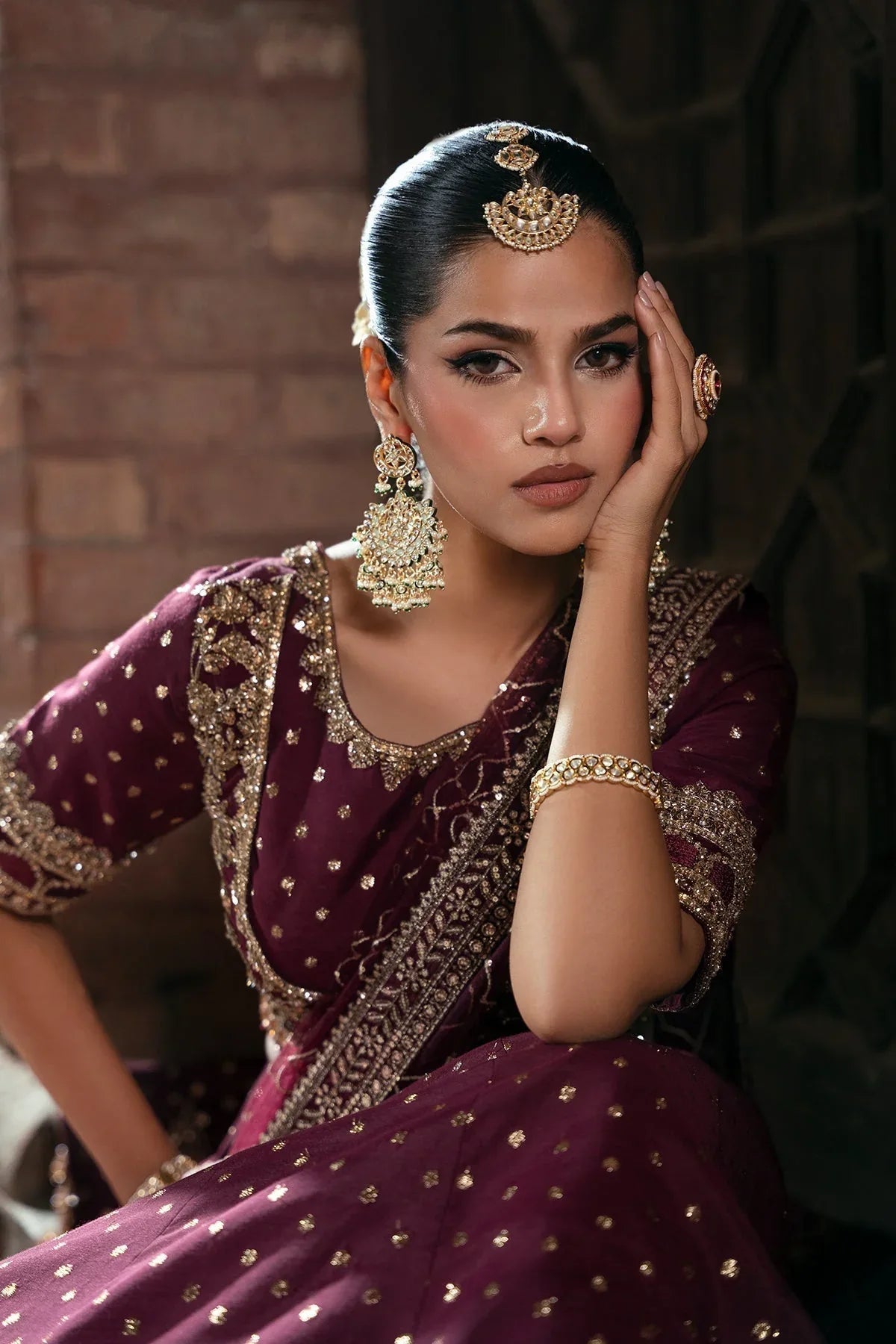 Mina Kashif | Virsa Wedding Formals | Mah Gul - Aqsa Fabrics